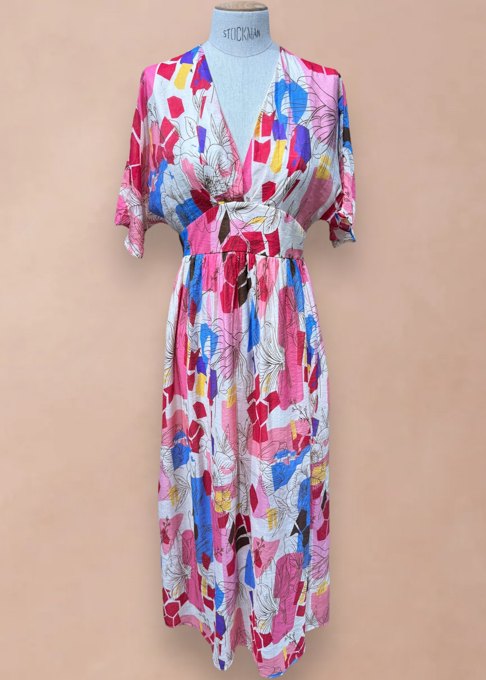 ROBE CLARA MOTIFS FLORAUX