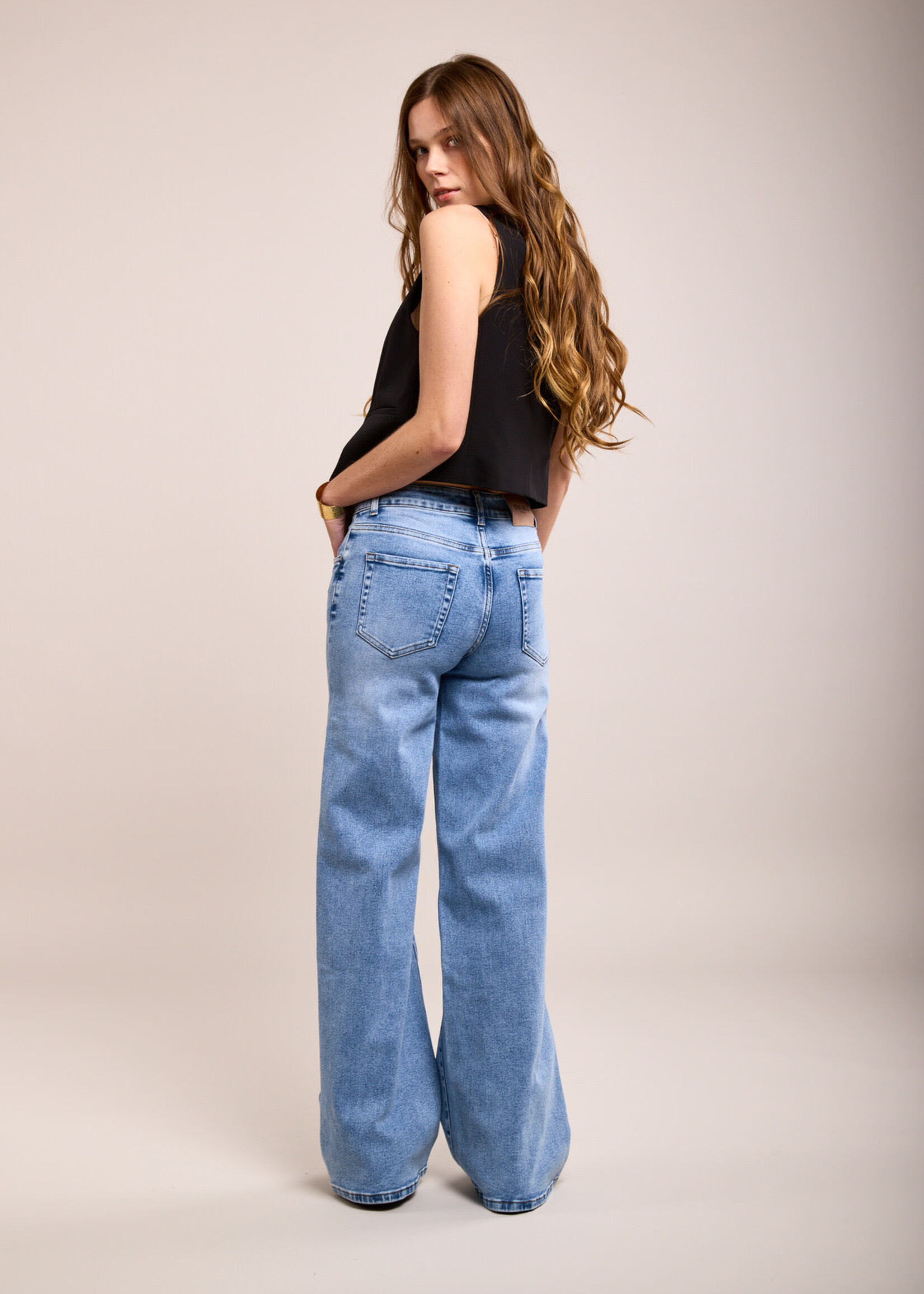 TOXIK3 RECHTE WIJDE JEANS - DINA
