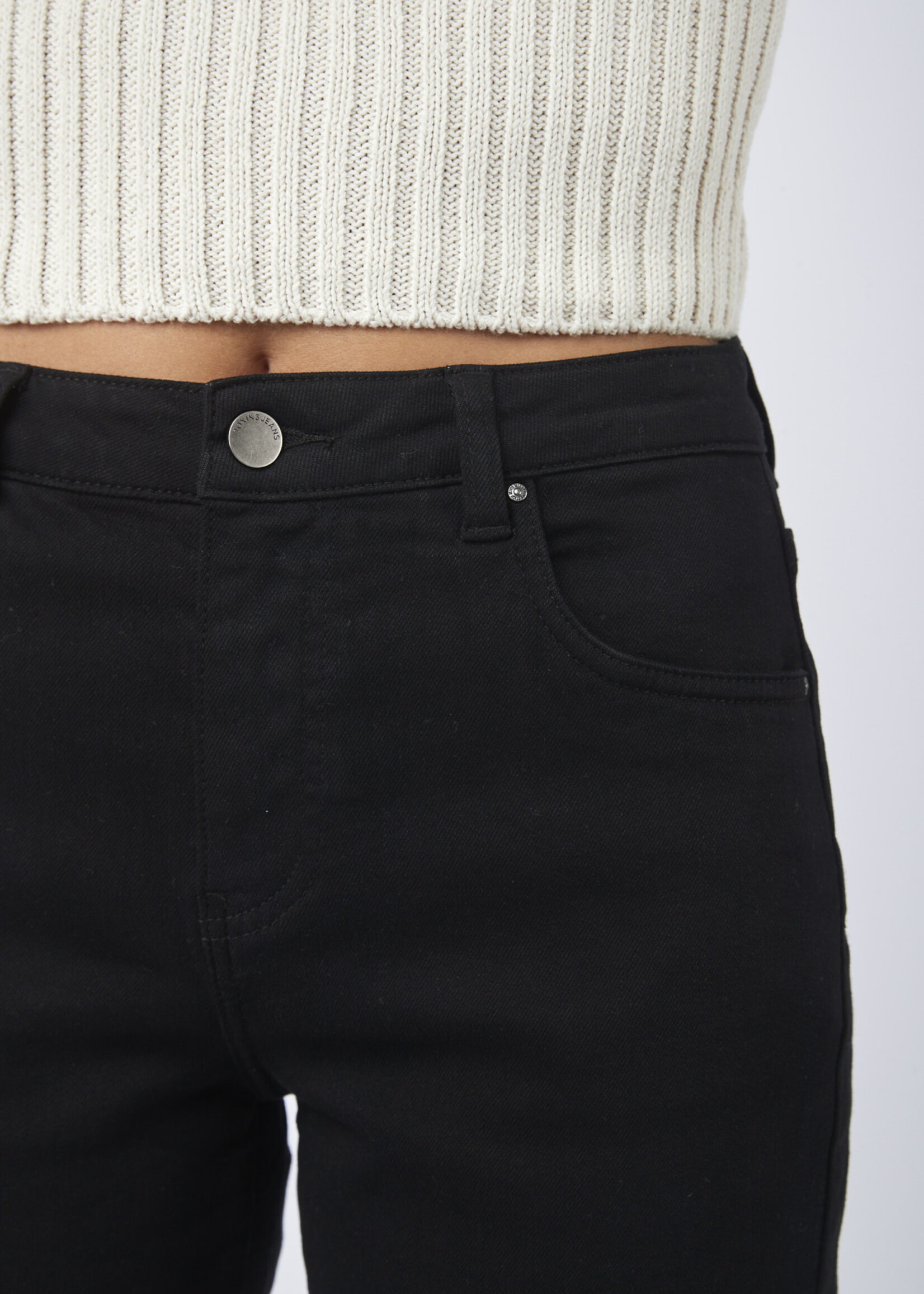 TOXIK3 JEAN BOYFRIEND OURLET - CERISE