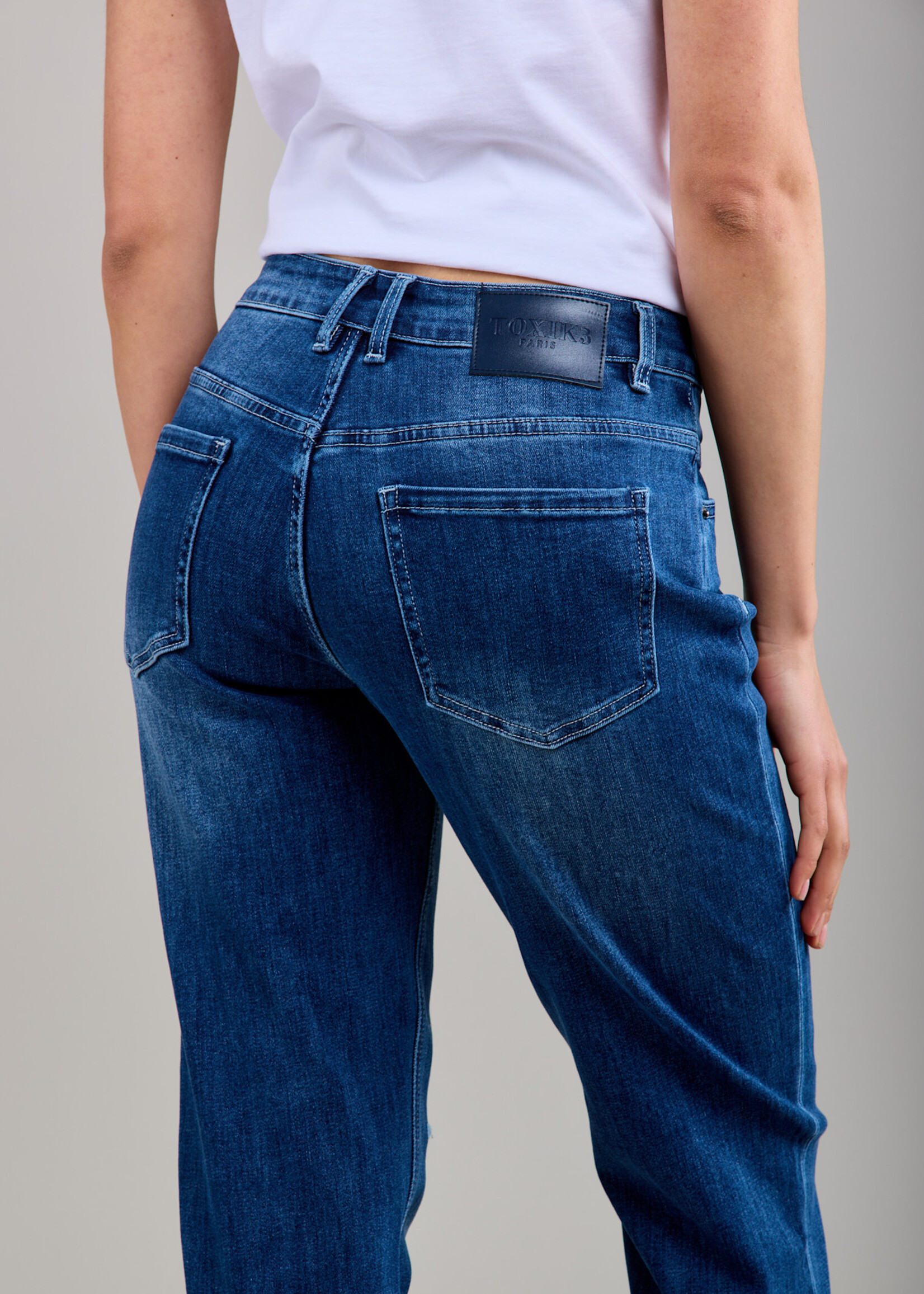 TOXIK3 JEAN BOY OURLET HARTJES GEBRODEERD - LOUKA