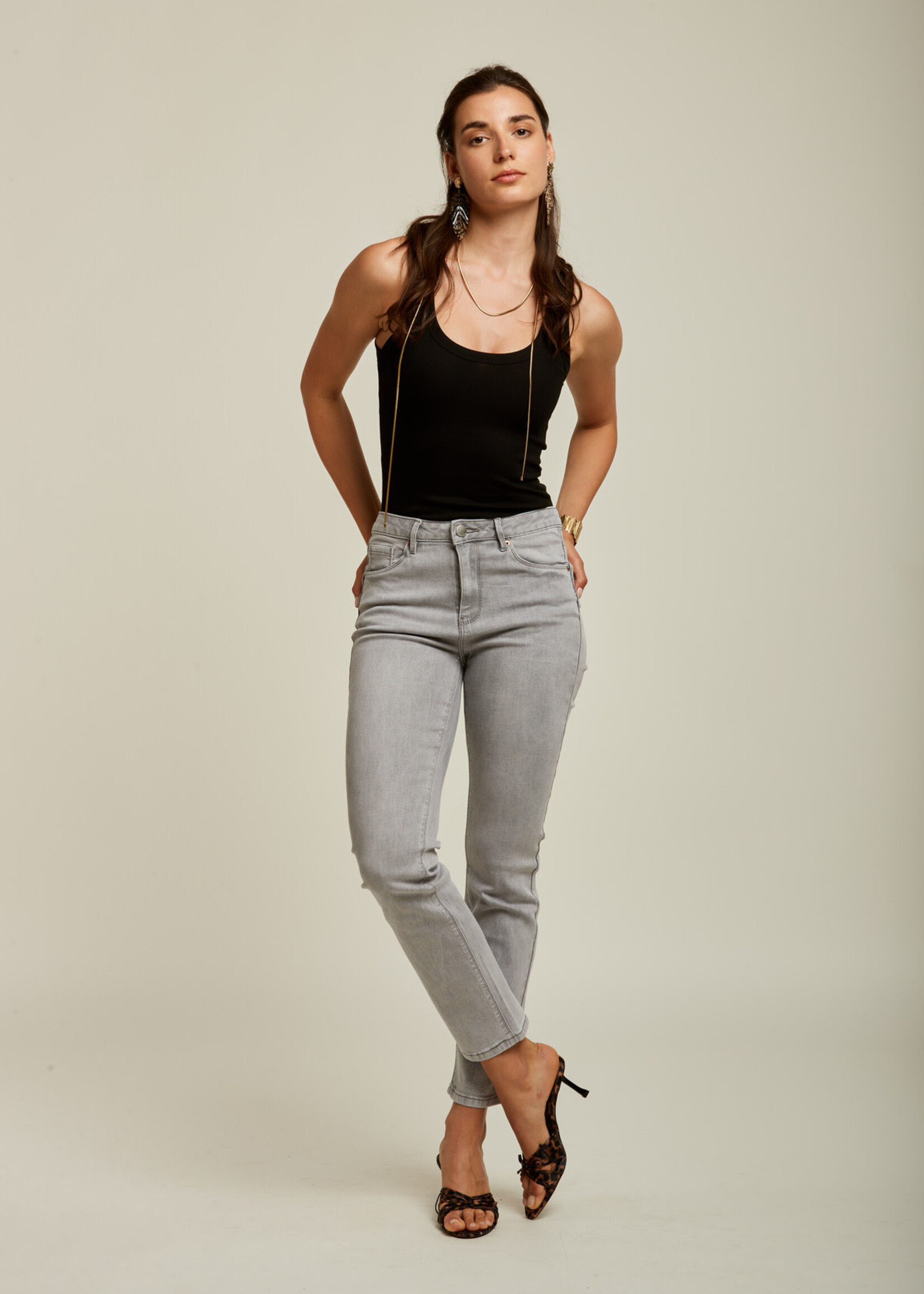 TOXIK3 JEAN PUSH UP STRAIGHT - CLOVER