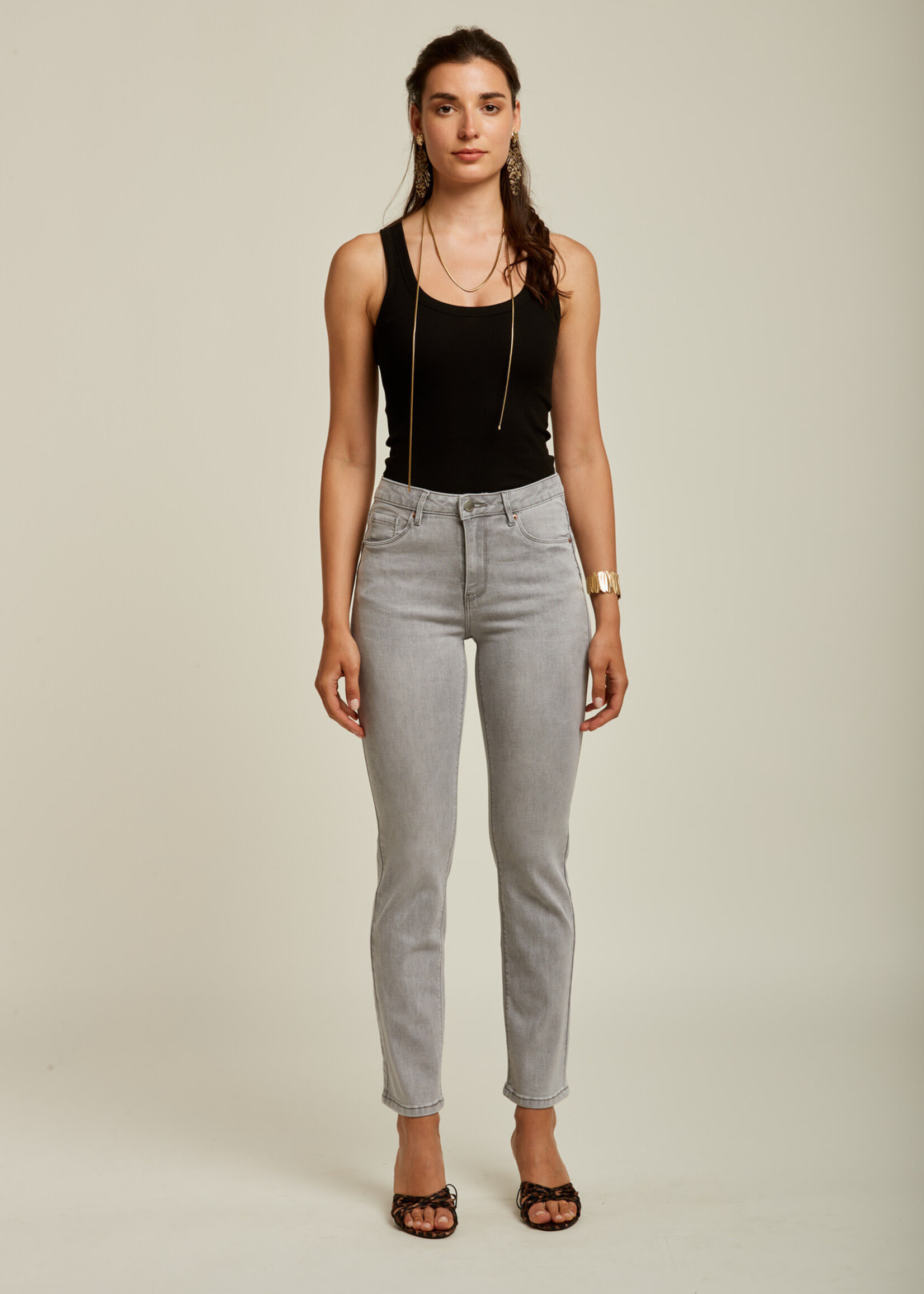 TOXIK3 JEAN PUSH UP STRAIGHT - CLOVER