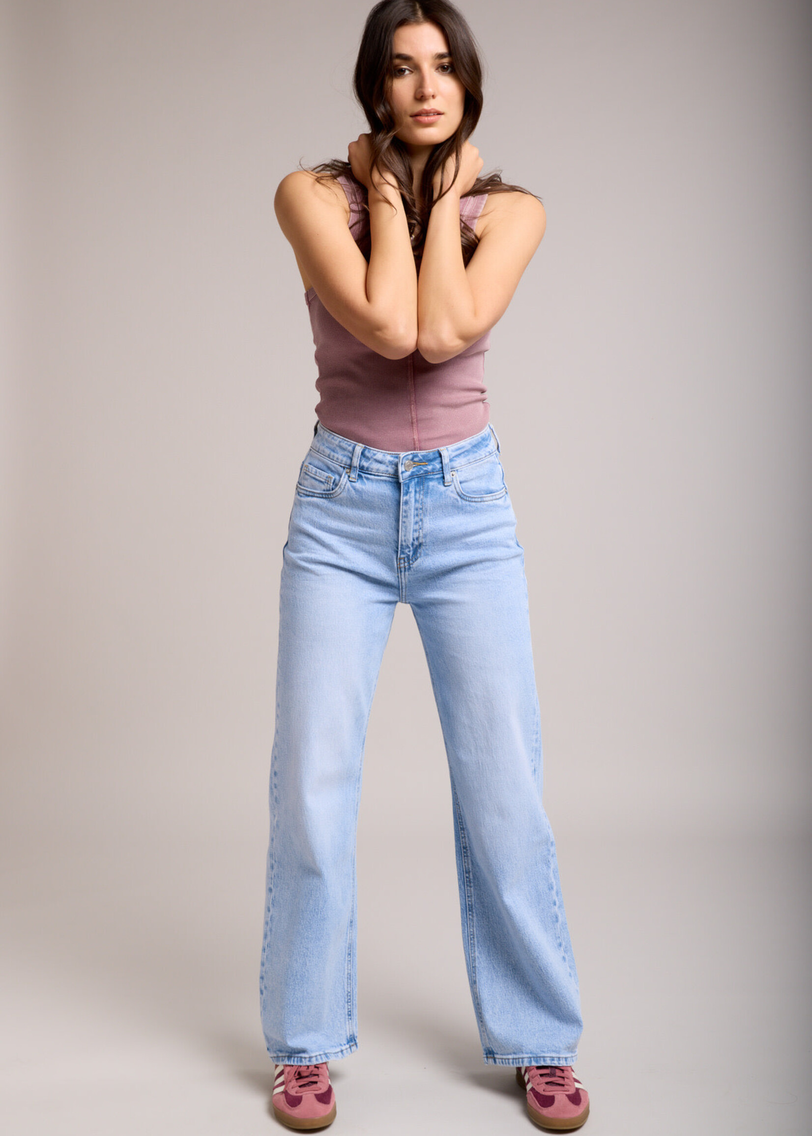 TOXIK3 JEAN VINTAGE RECHT HOGE TAILLE - ALOAN
