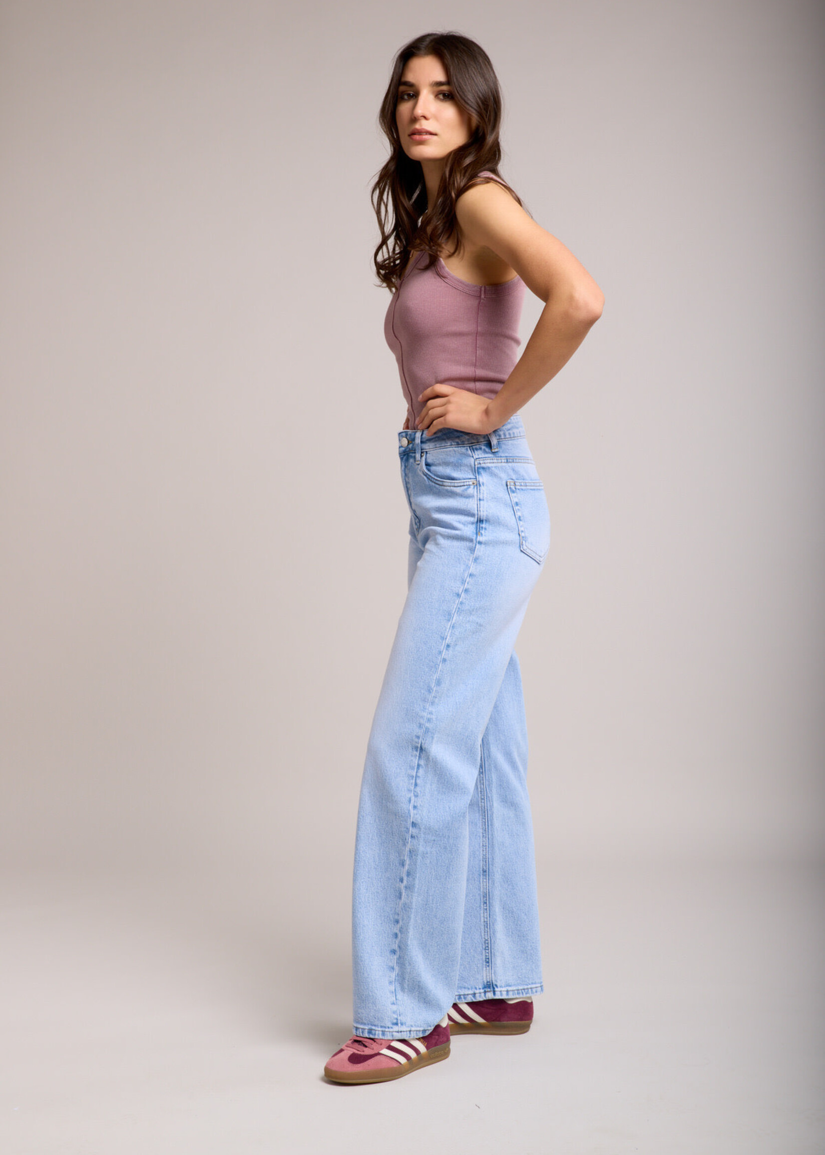 TOXIK3 JEAN VINTAGE RECHT HOGE TAILLE - ALOAN