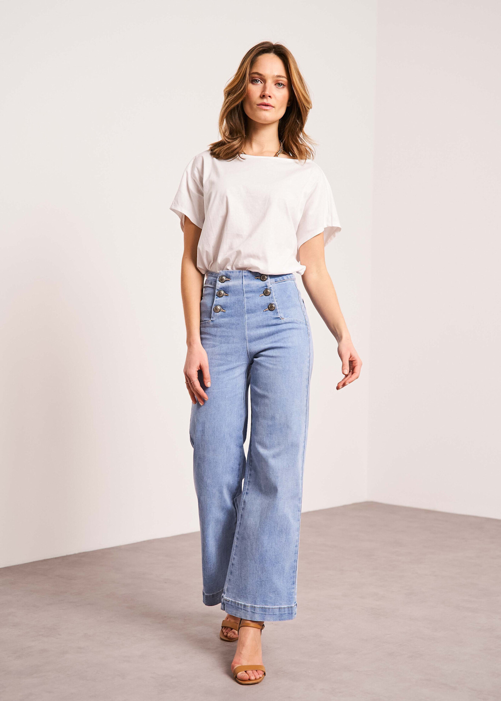 ORAIJE JEAN VICTORINE ANKLE WIDE DENIM