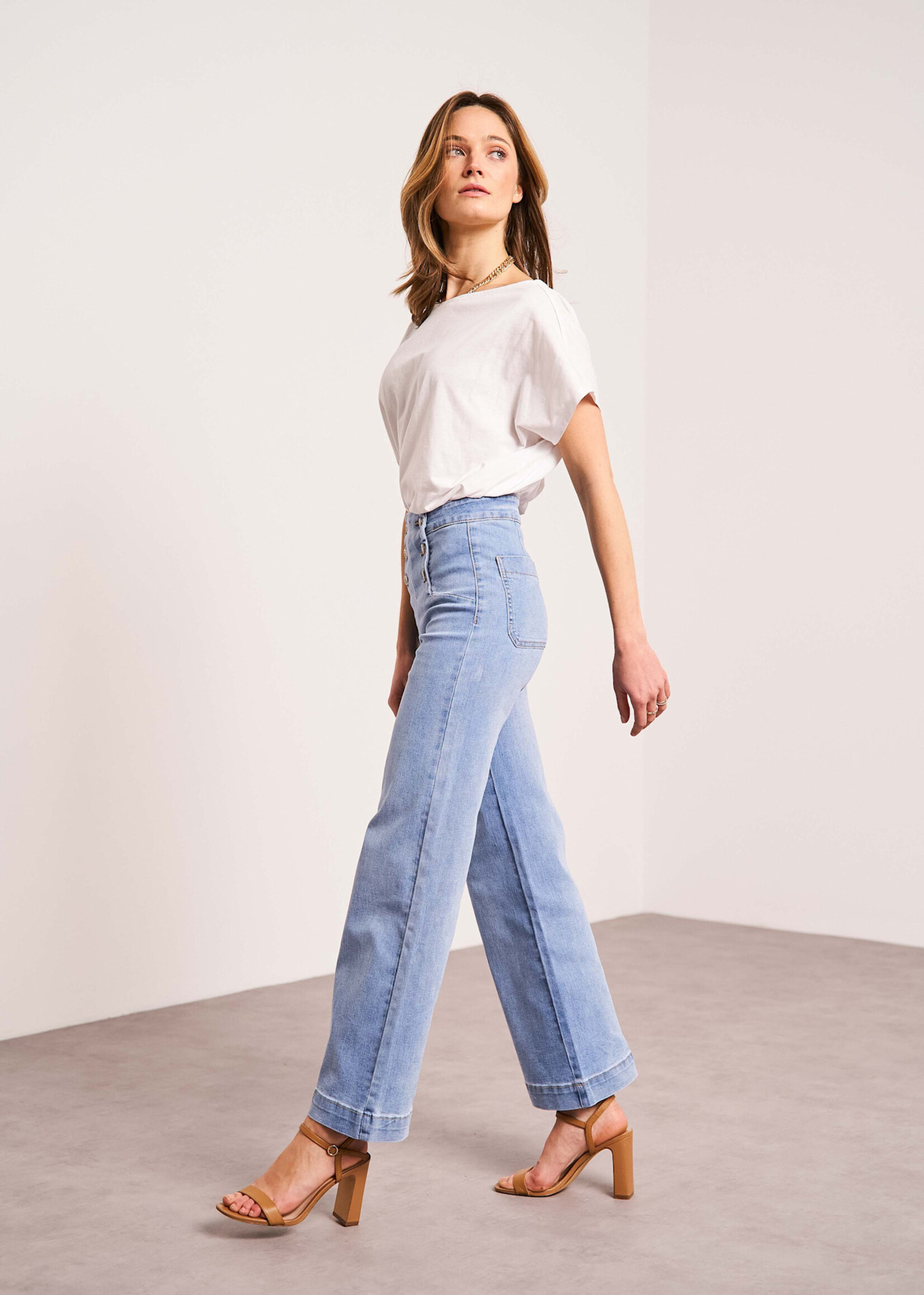 ORAIJE JEAN VICTORINE ANKLE WIDE DENIM