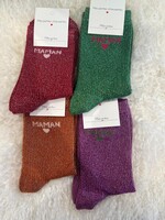 CHAUSSETTES MESSAGE PAILLETTÉ - ONE SIZE