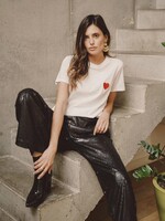 JUBYLEE T-shirt à Broderie Cœur
