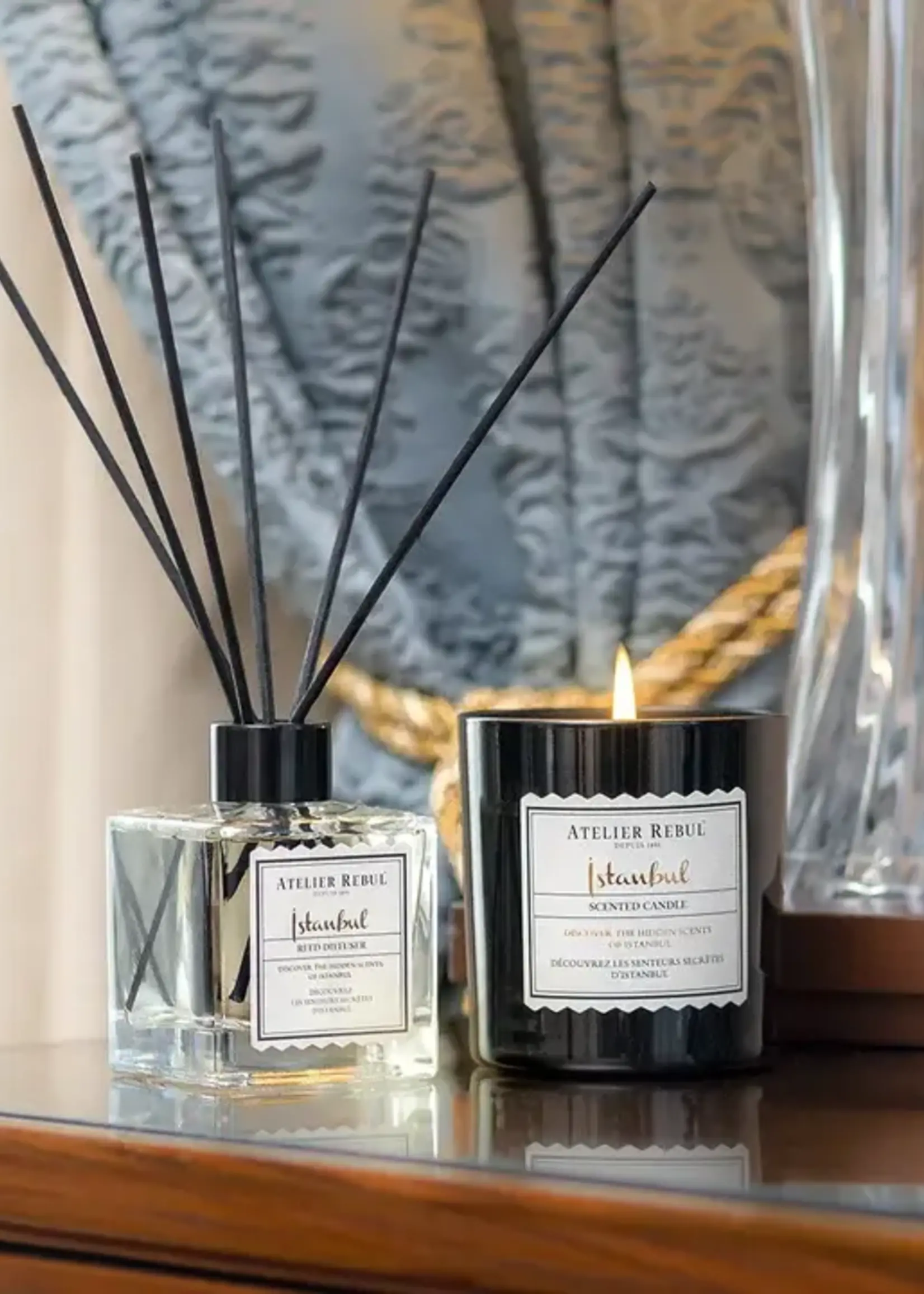 ATELIER REBUL Diffuseur à bâtonnets Atelier Rebul Istanbul 120 ml