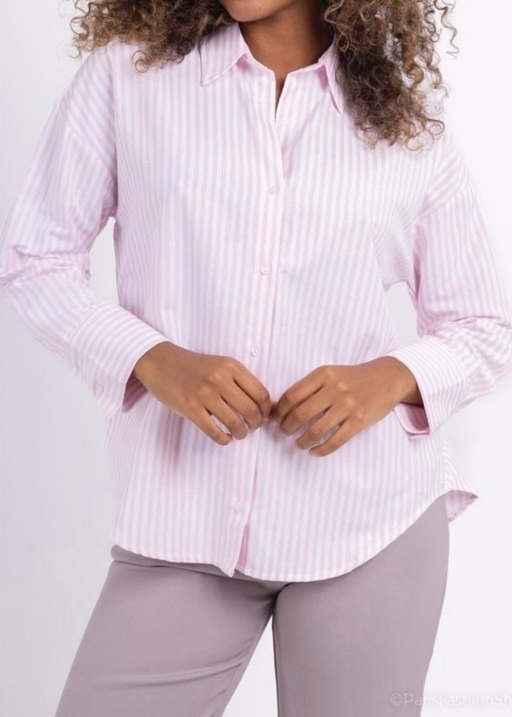 CHEMISE LIGNÉE  COTON
