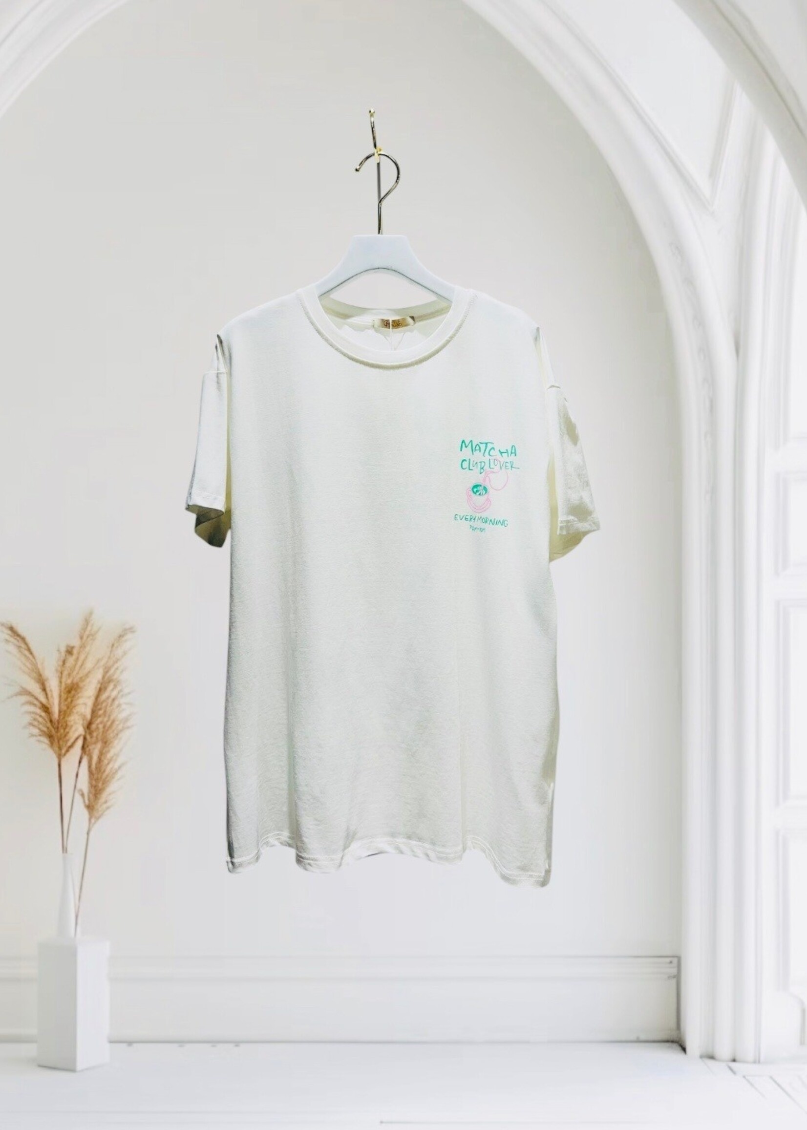 TSHIRT MATCHA CLUB LOVER - ONE SIZE