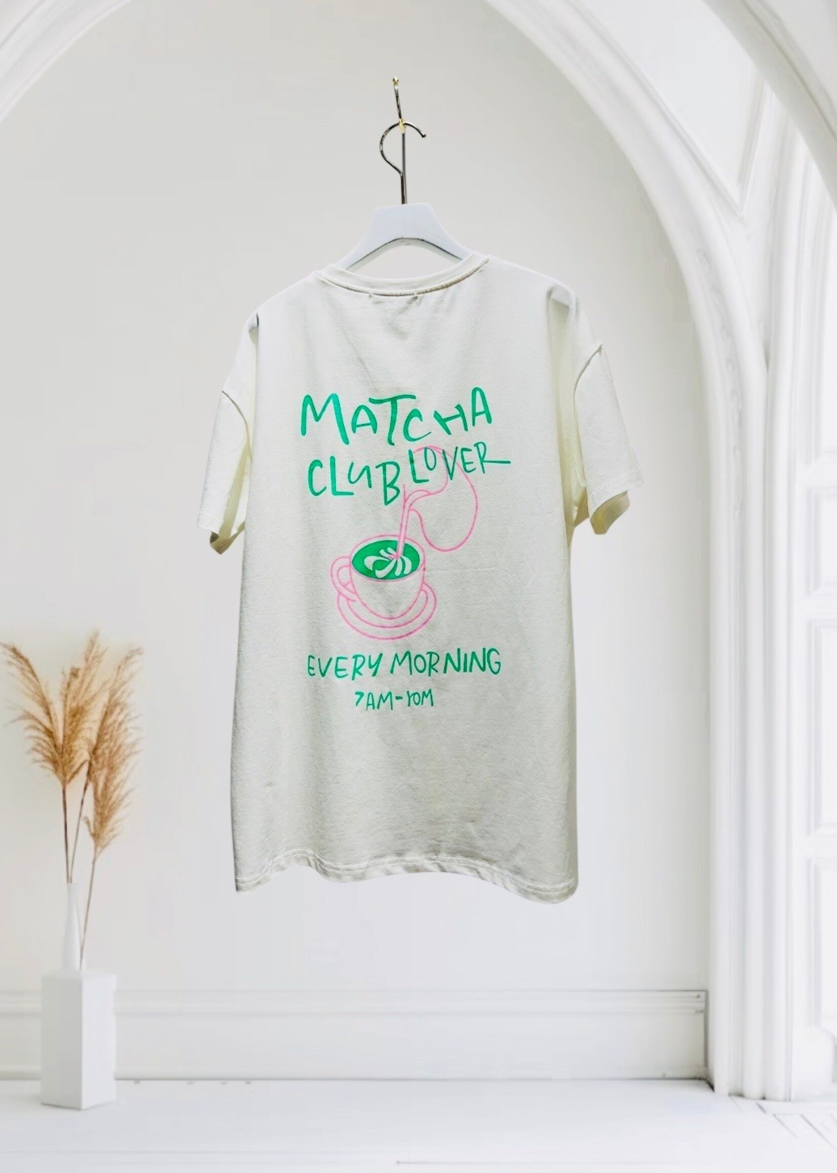 TSHIRT MATCHA CLUB LOVER - ONE SIZE