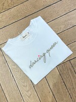 JUBYLEE TSHIRT DANCING QUEEN BLANC