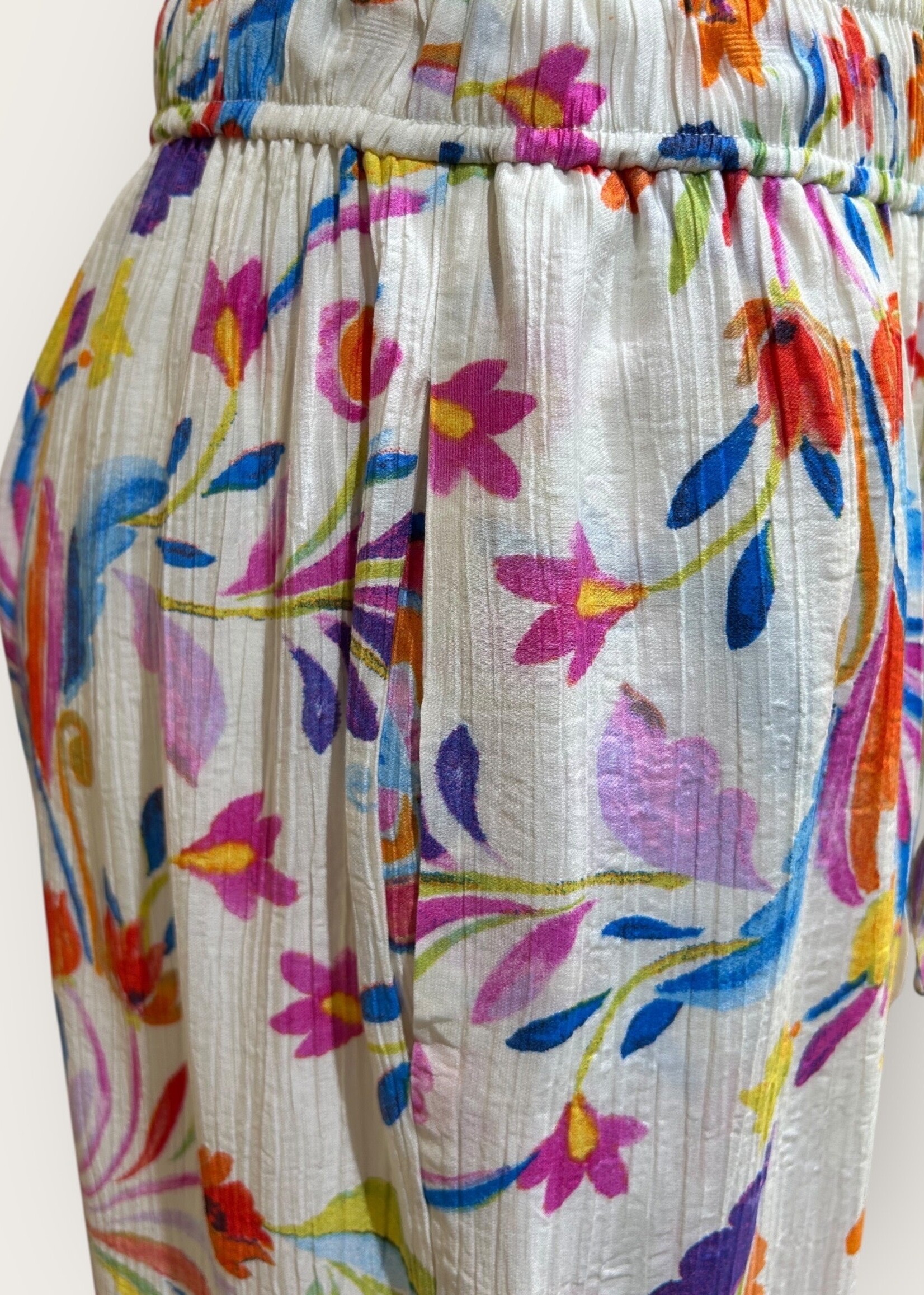 PANTALON FLORAL - ÉLASTIQUE