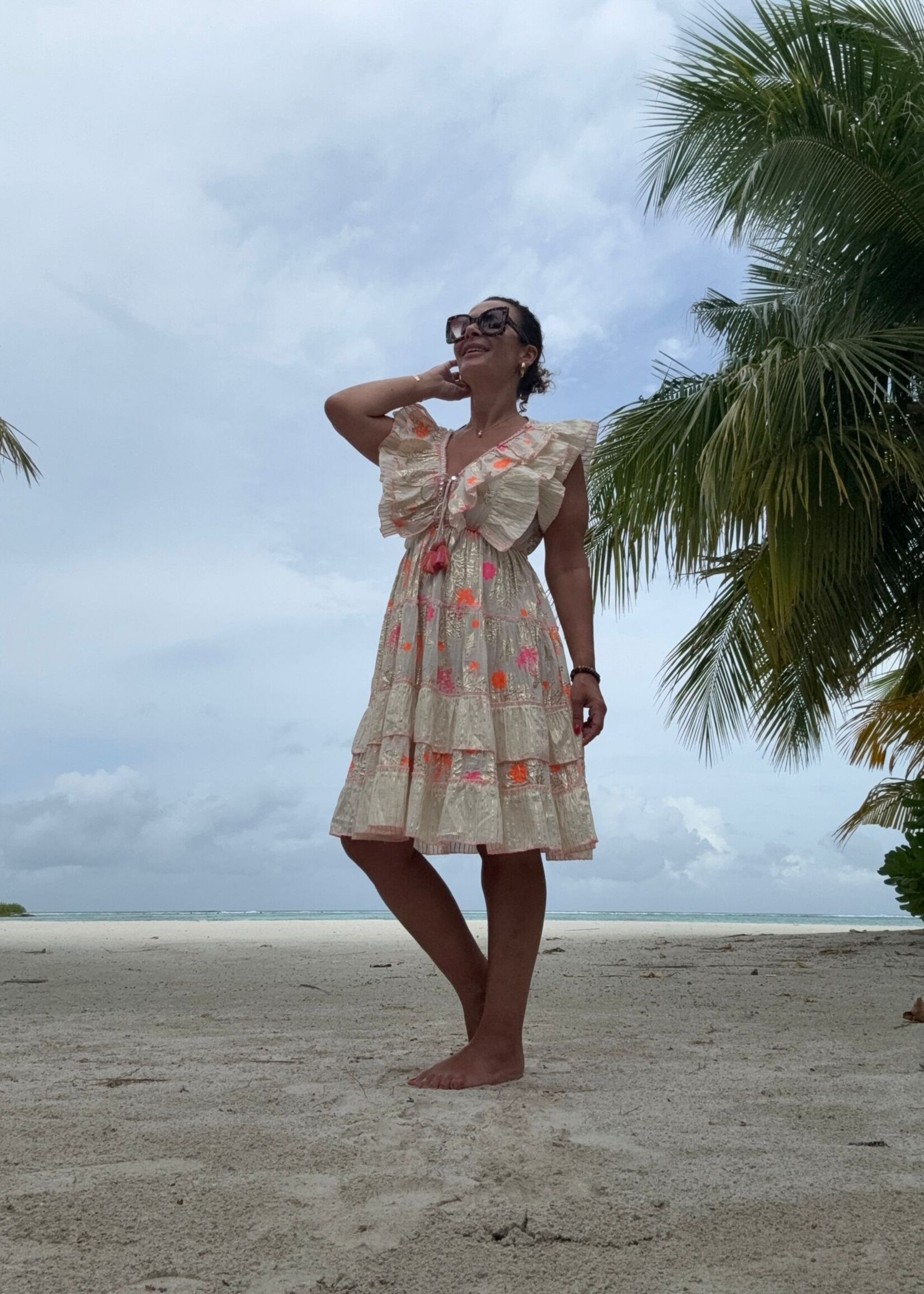 miss-terre TUNIQUE PAREO MOTIFS CORAUX