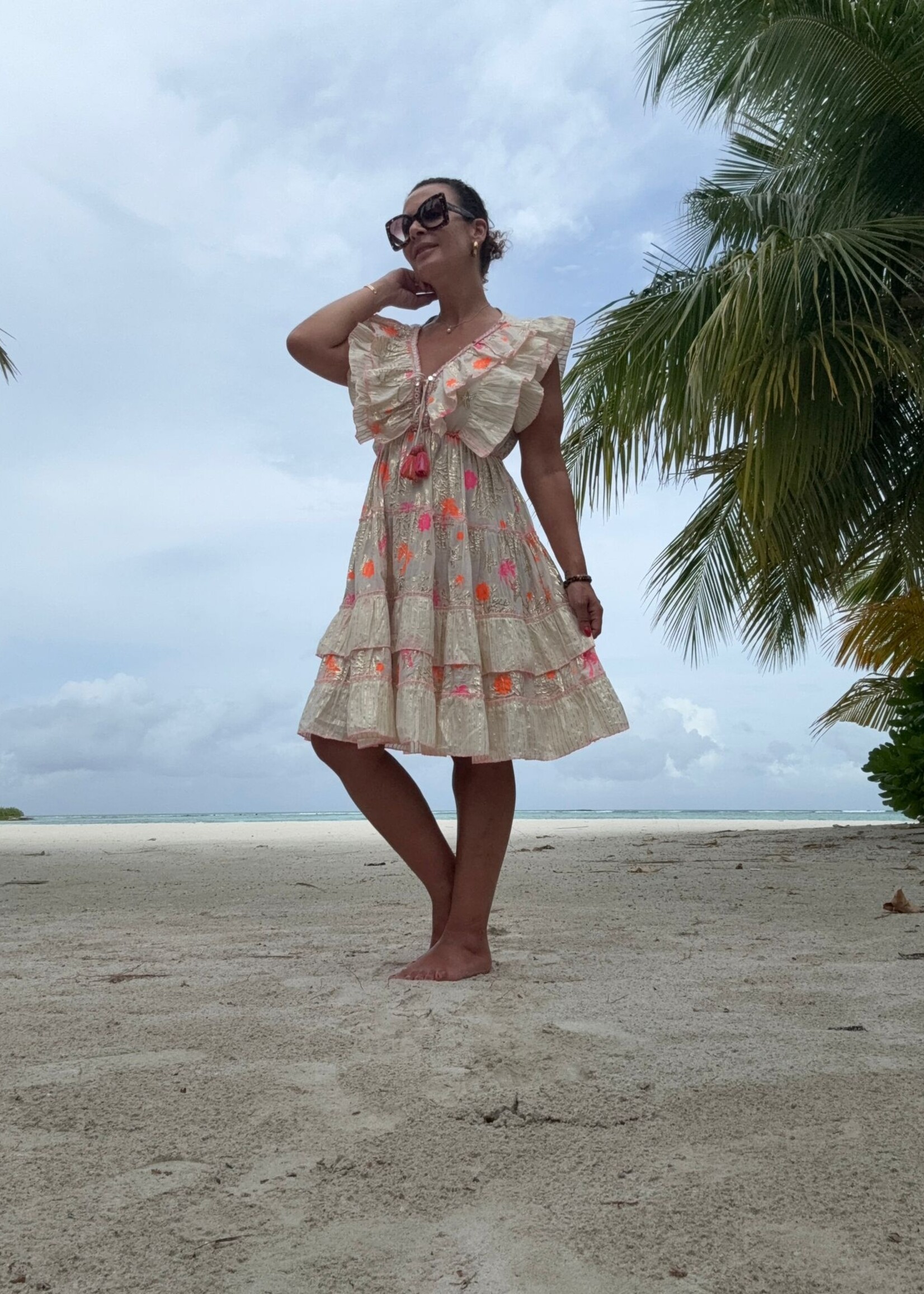 miss-terre TUNIQUE PAREO MOTIFS CORAUX