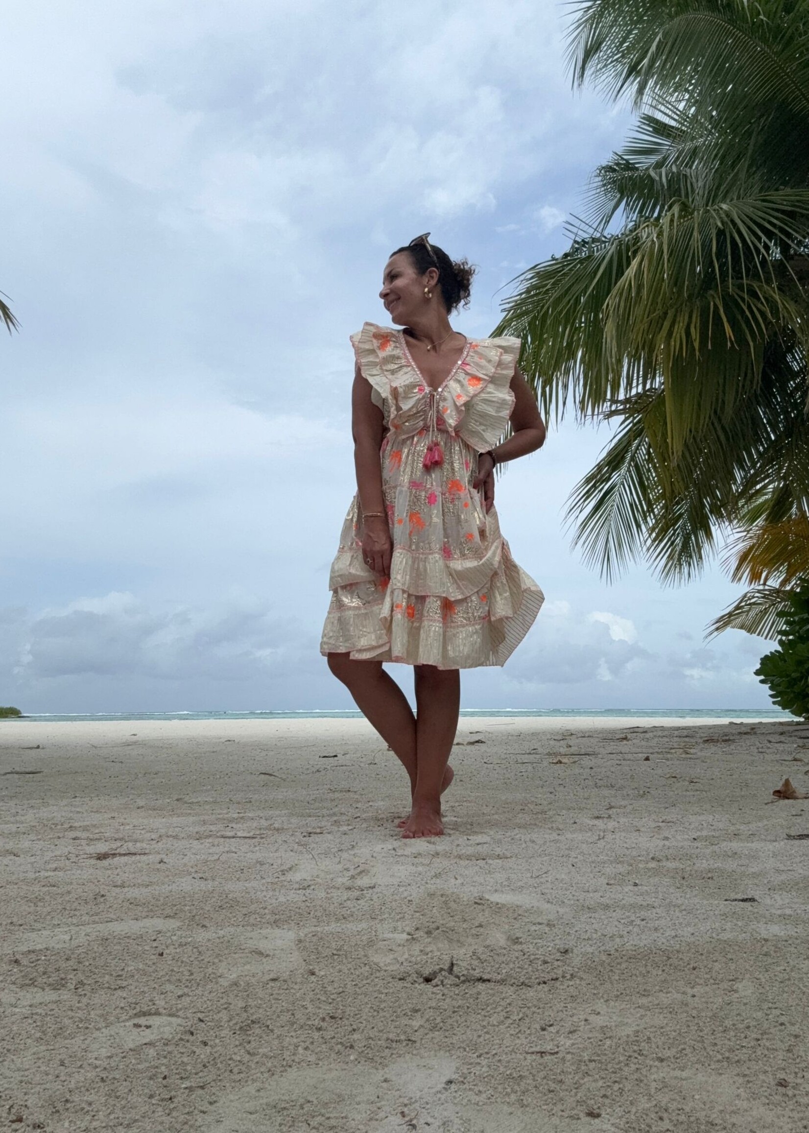 miss-terre TUNIQUE PAREO MOTIFS CORAUX