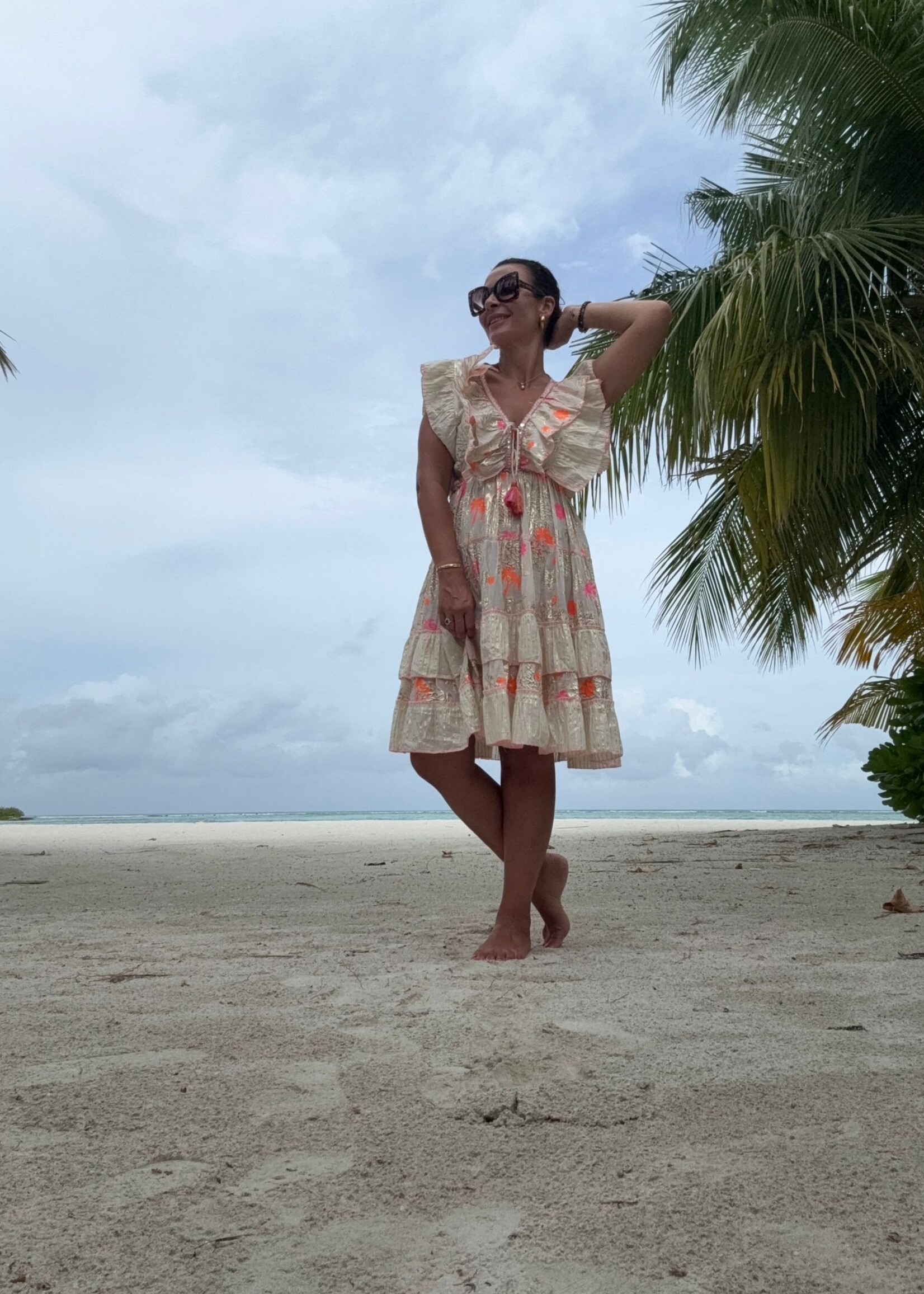 miss-terre TUNIQUE PAREO MOTIFS CORAUX