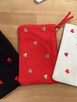 Etui met hartjesmotief