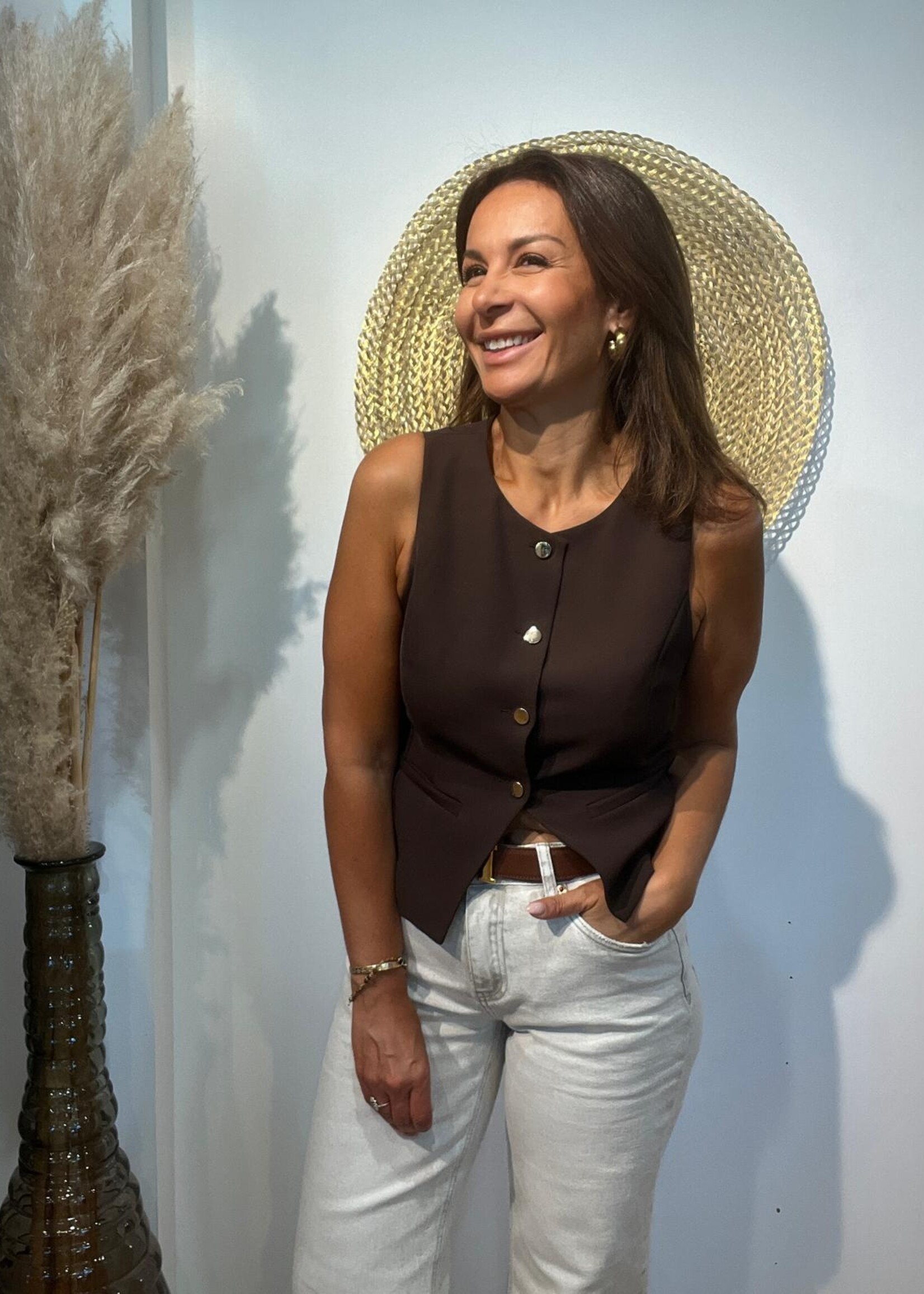 Gilet sans manches blazer