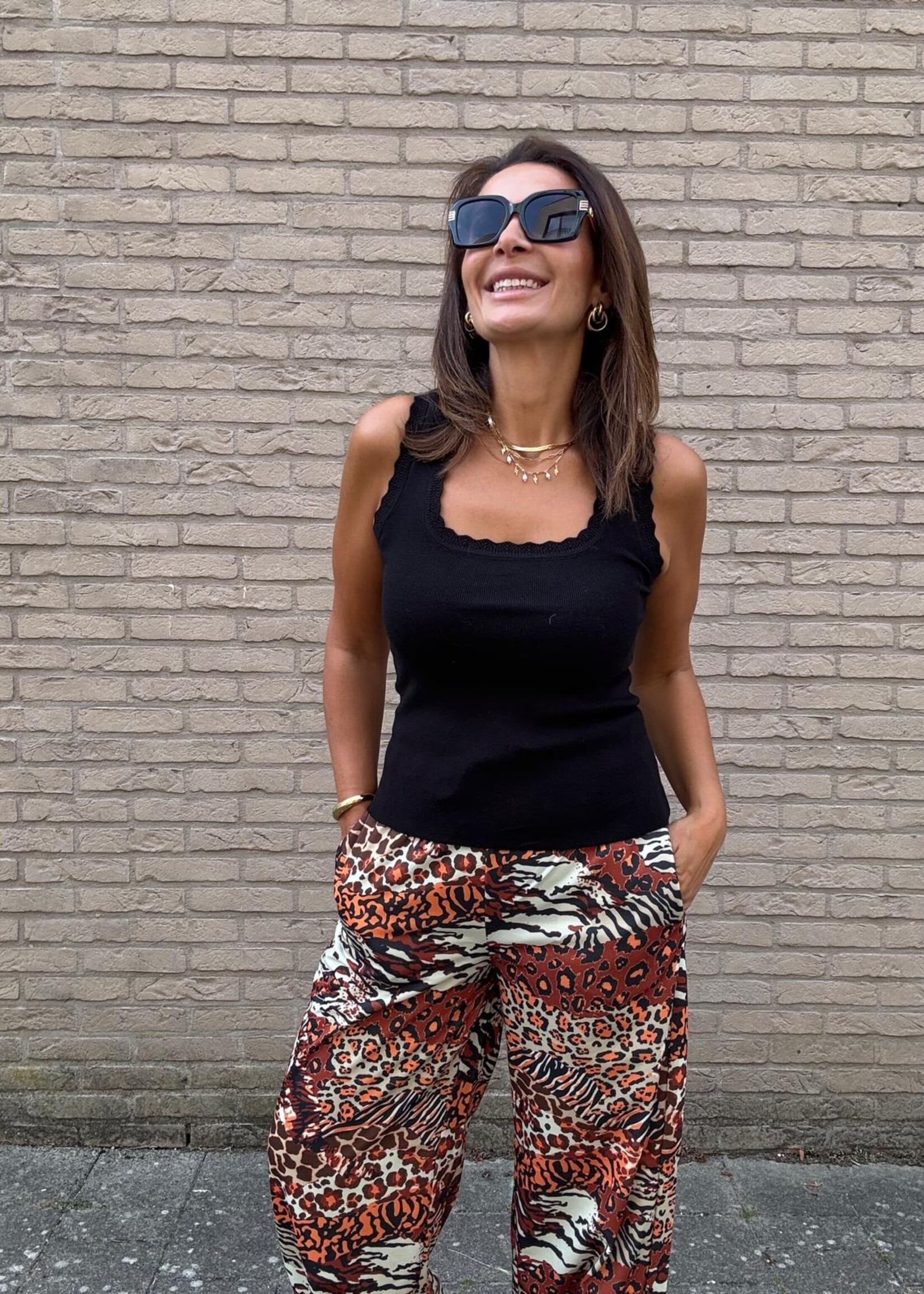 TOXIK3 PANTALON IMPRIMÉ  ÉLASTIQUE A LA TAILLE