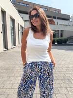TOXIK3 BEDRUKTE BROEK MET ELASTISCHE TAILLE