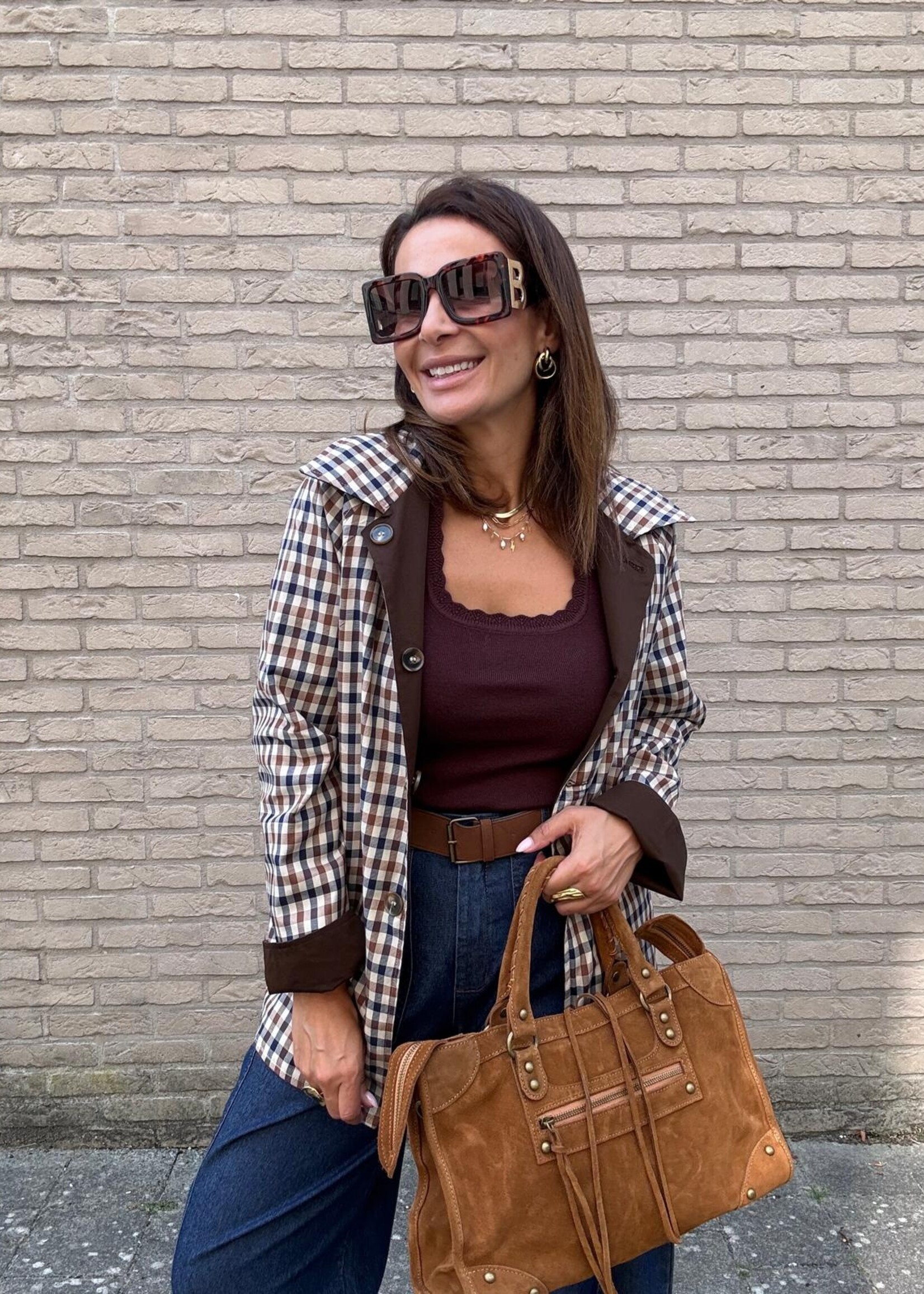 HALFLANGE OMKEERBARE JAS