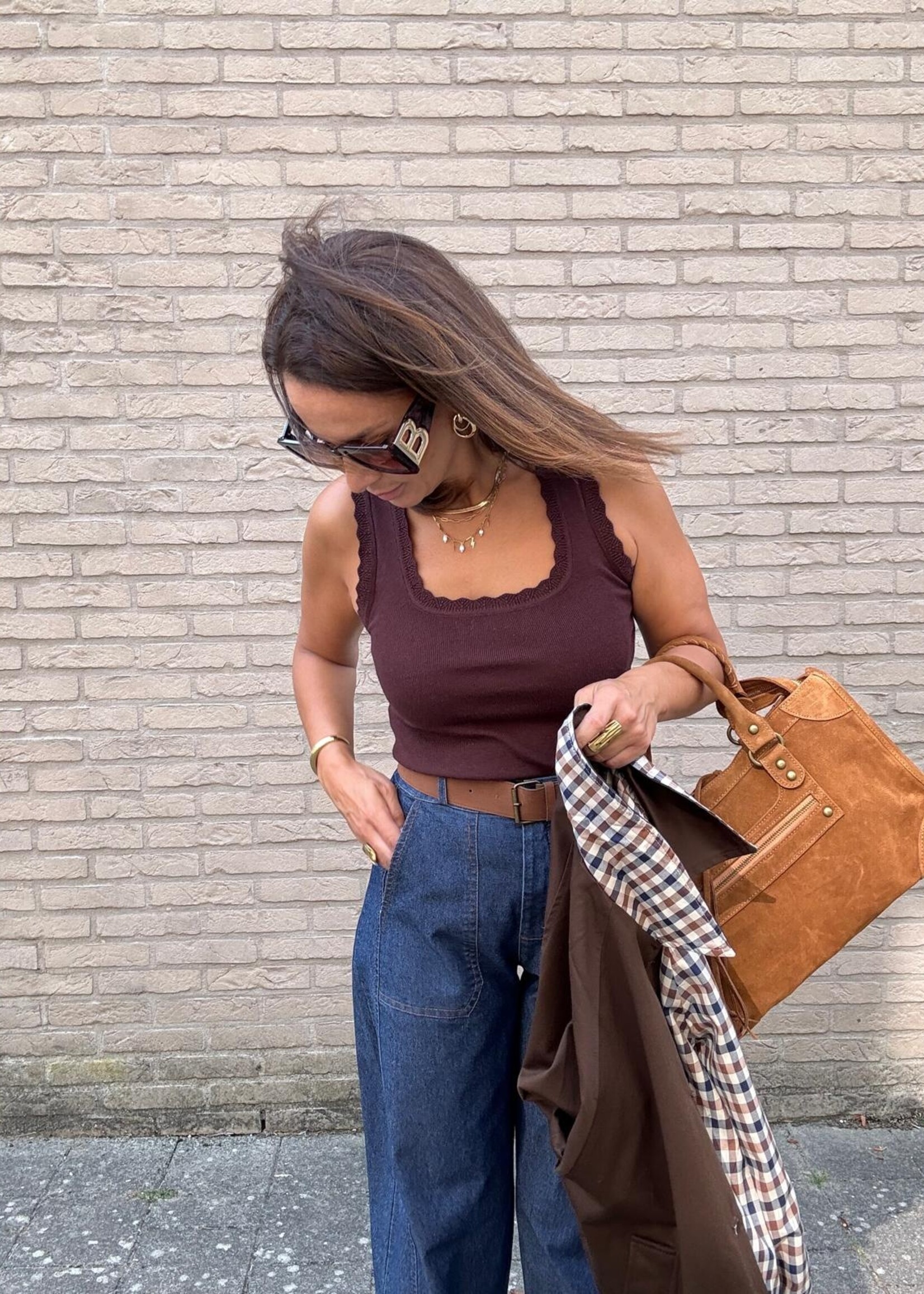 HALFLANGE OMKEERBARE JAS