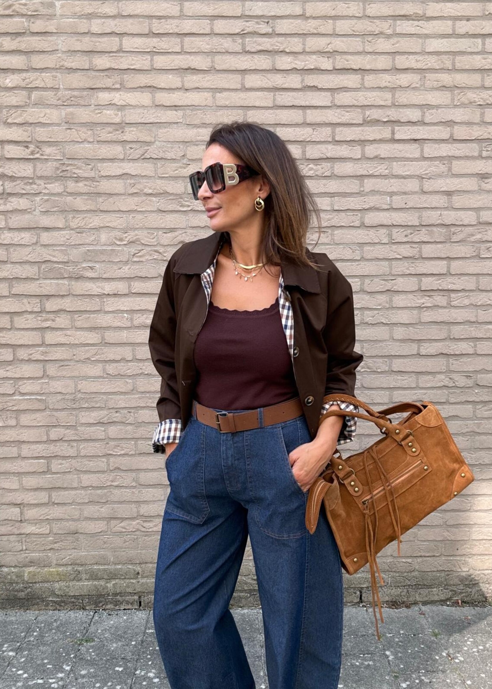 HALFLANGE OMKEERBARE JAS