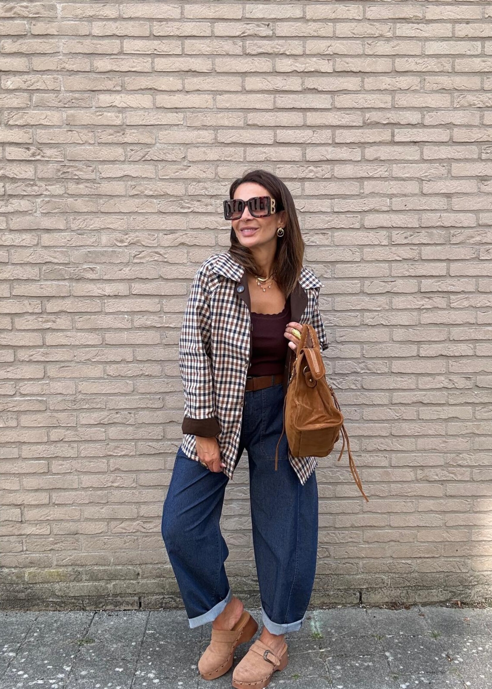 HALFLANGE OMKEERBARE JAS