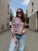 BLOEMENPRINT BLOUSE
