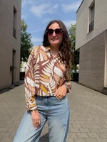 CHEMISE CHOCOLAT A MOTIF