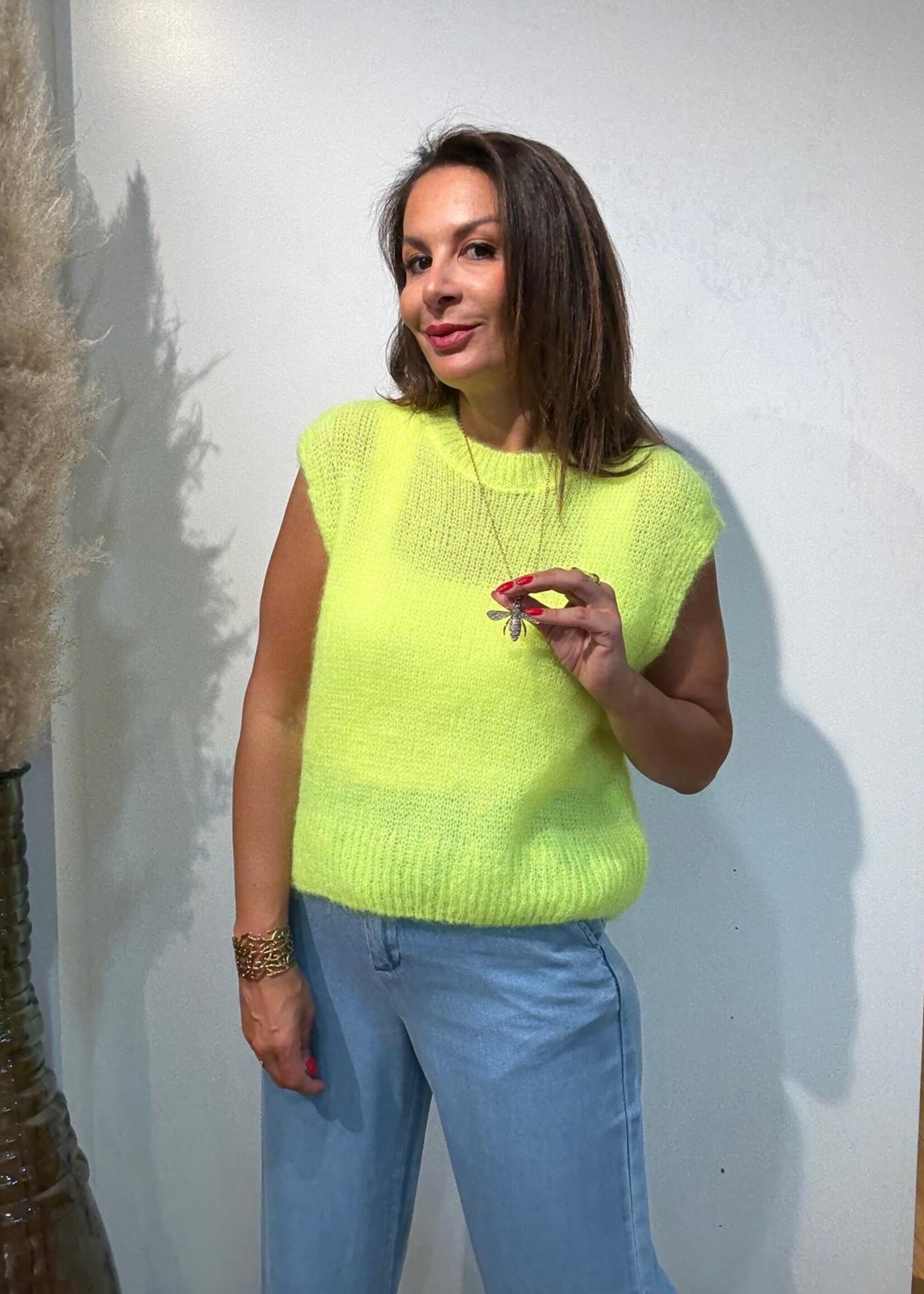 Mouwloze top
