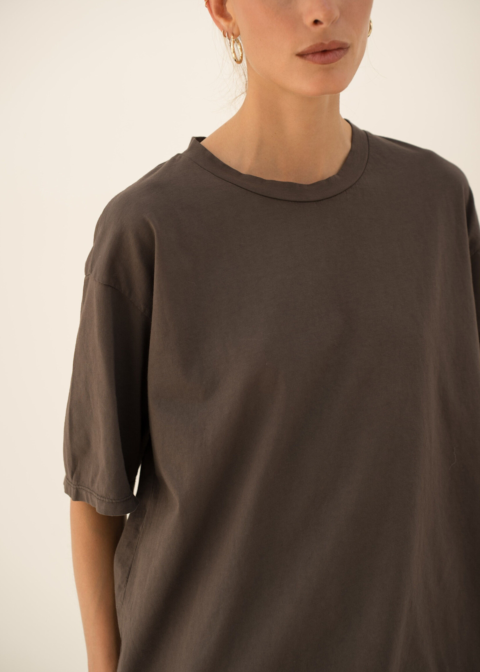 Basic Katoenen T-shirt Uni – 100% Katoen