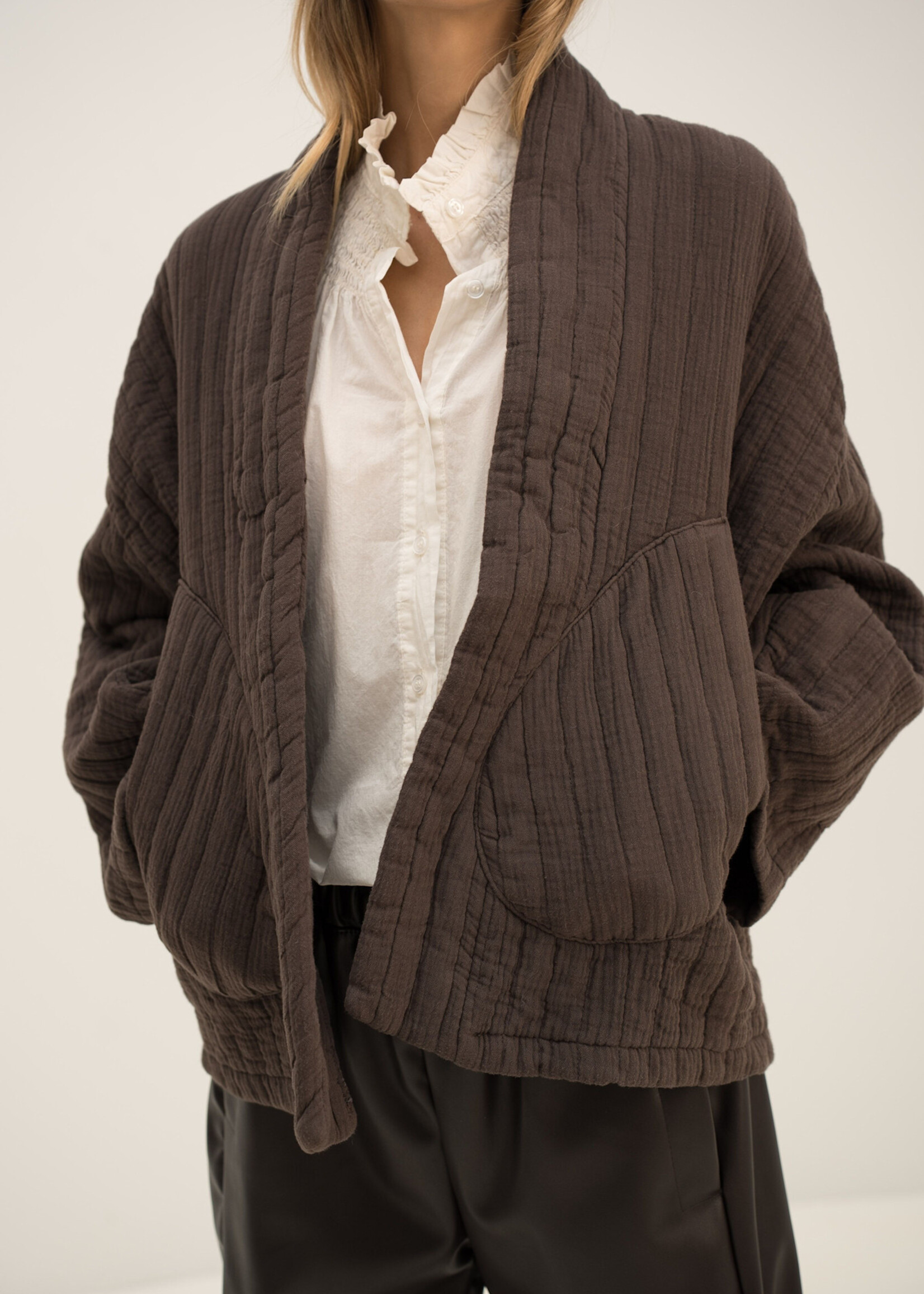 Veste Matelassée en Gaze de Coton – 100% Coton