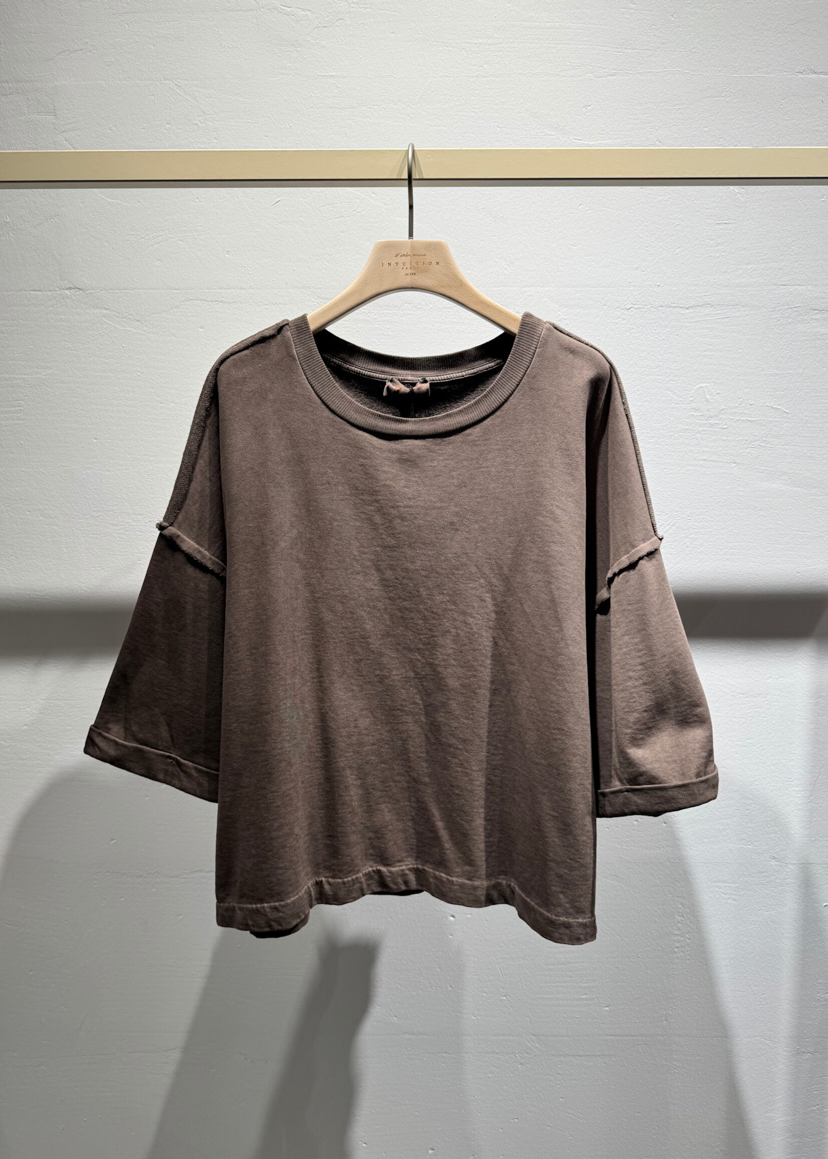 Oversized T-shirt van Katoen Vintage Wash – 100% Katoen