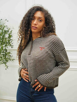 GILET MAARINIERE BRODERIE LOVE
