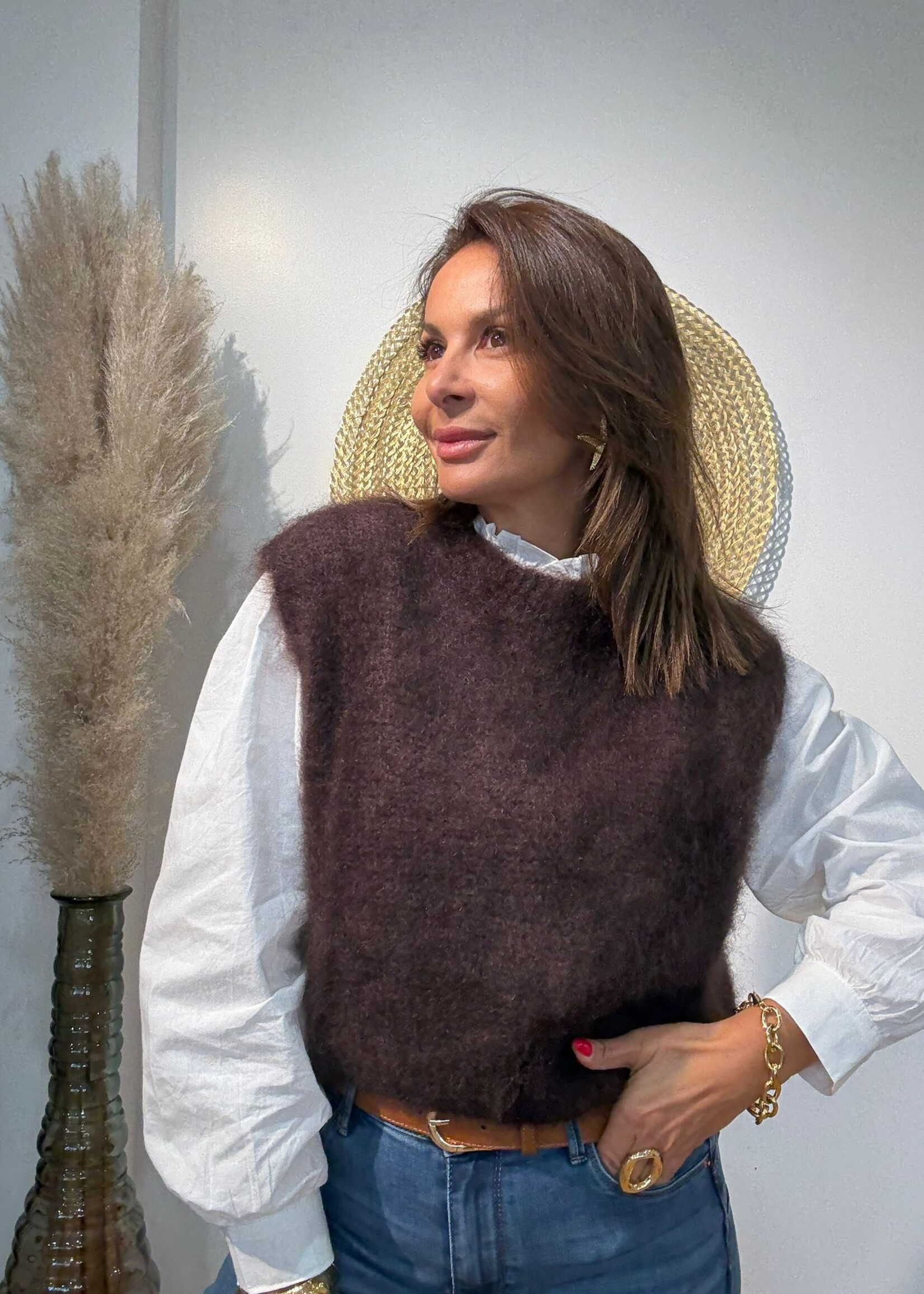 ELLE & COUSINE Kid Mohair trui – Zacht & Luchtig