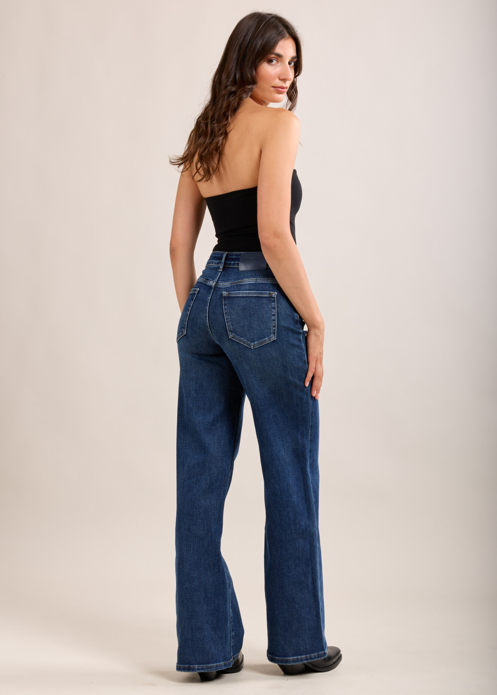 TOXIK3 TOXIK3 Jean taille haute wide leg