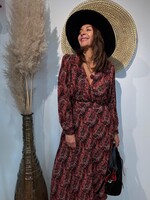 ROBE LONGUE MOTIF PAISLEY