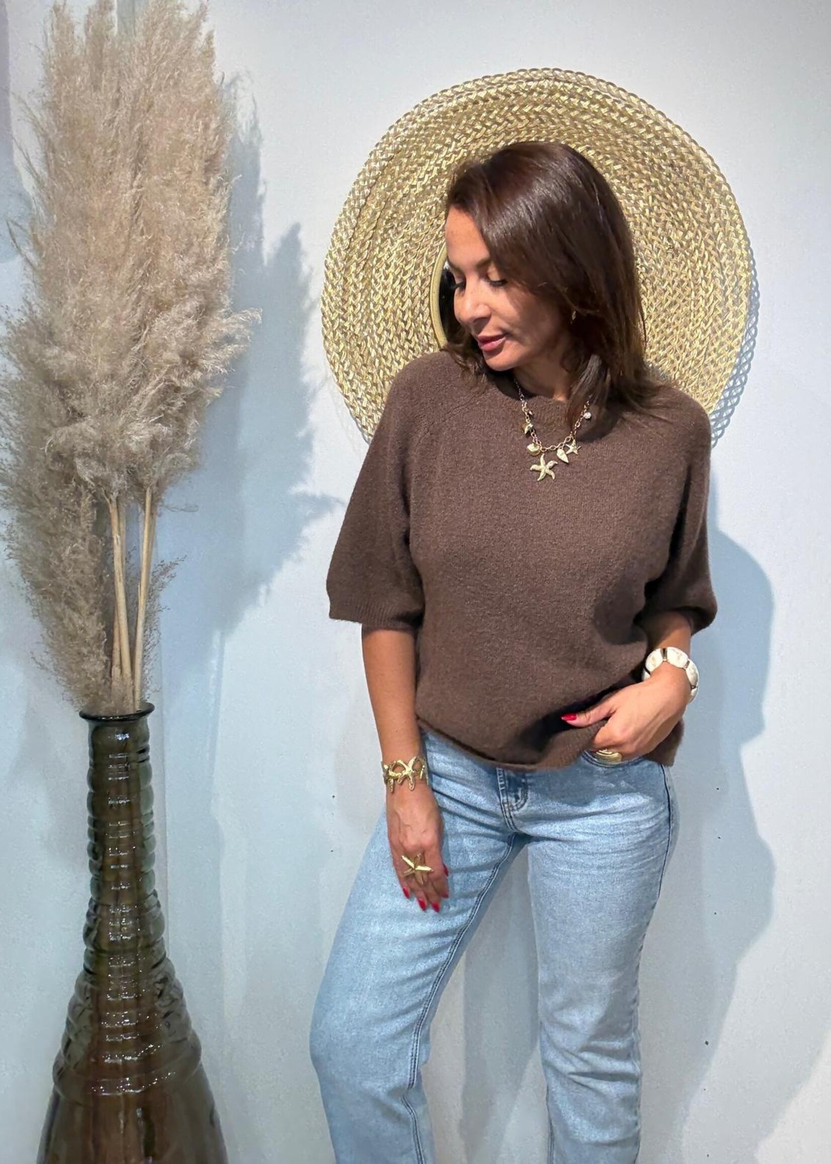 PULL CHIARA COURTES MANCHES BABY ALPAGA