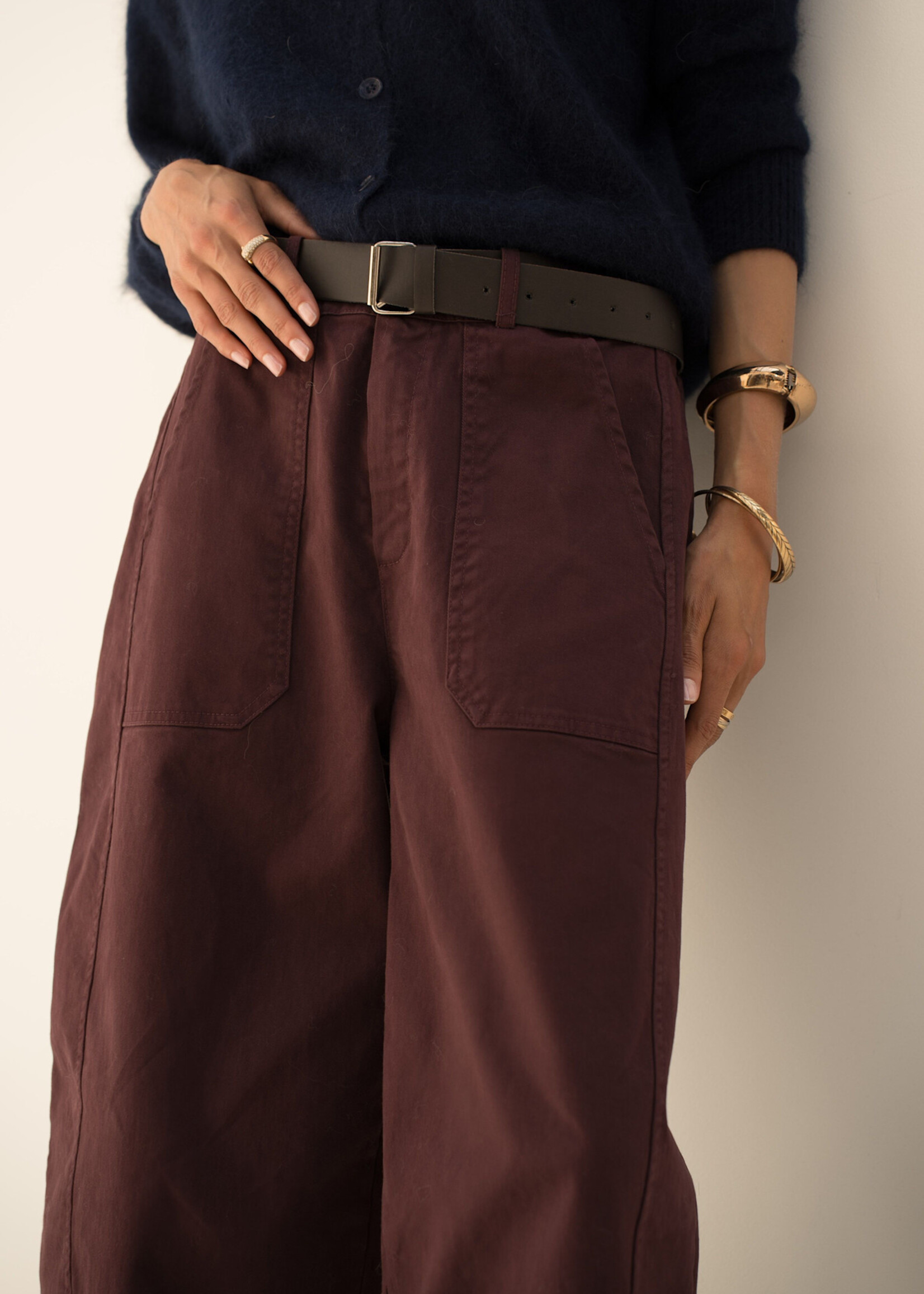 BARREL BROEK MET RIEM