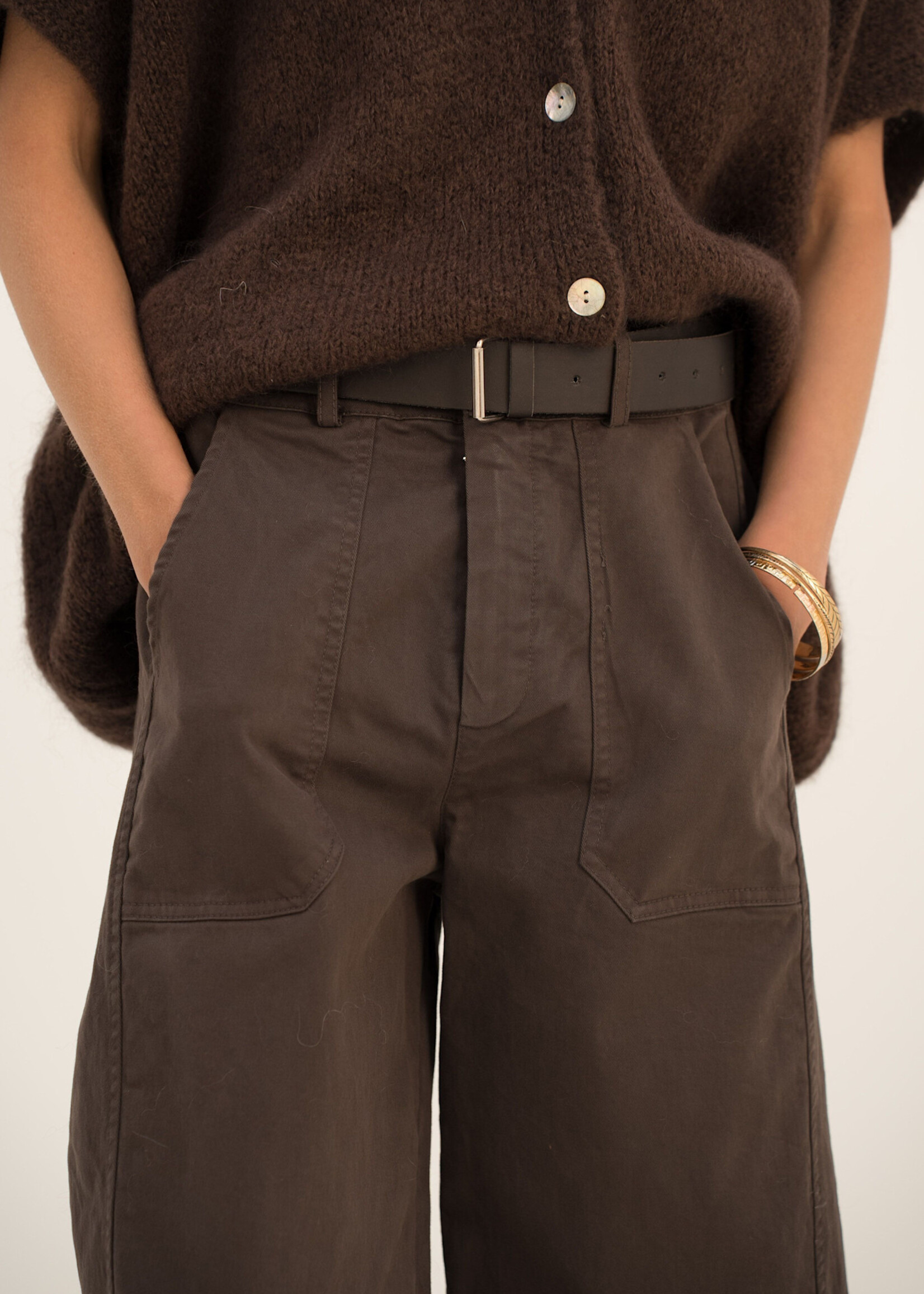 BARREL BROEK MET RIEM