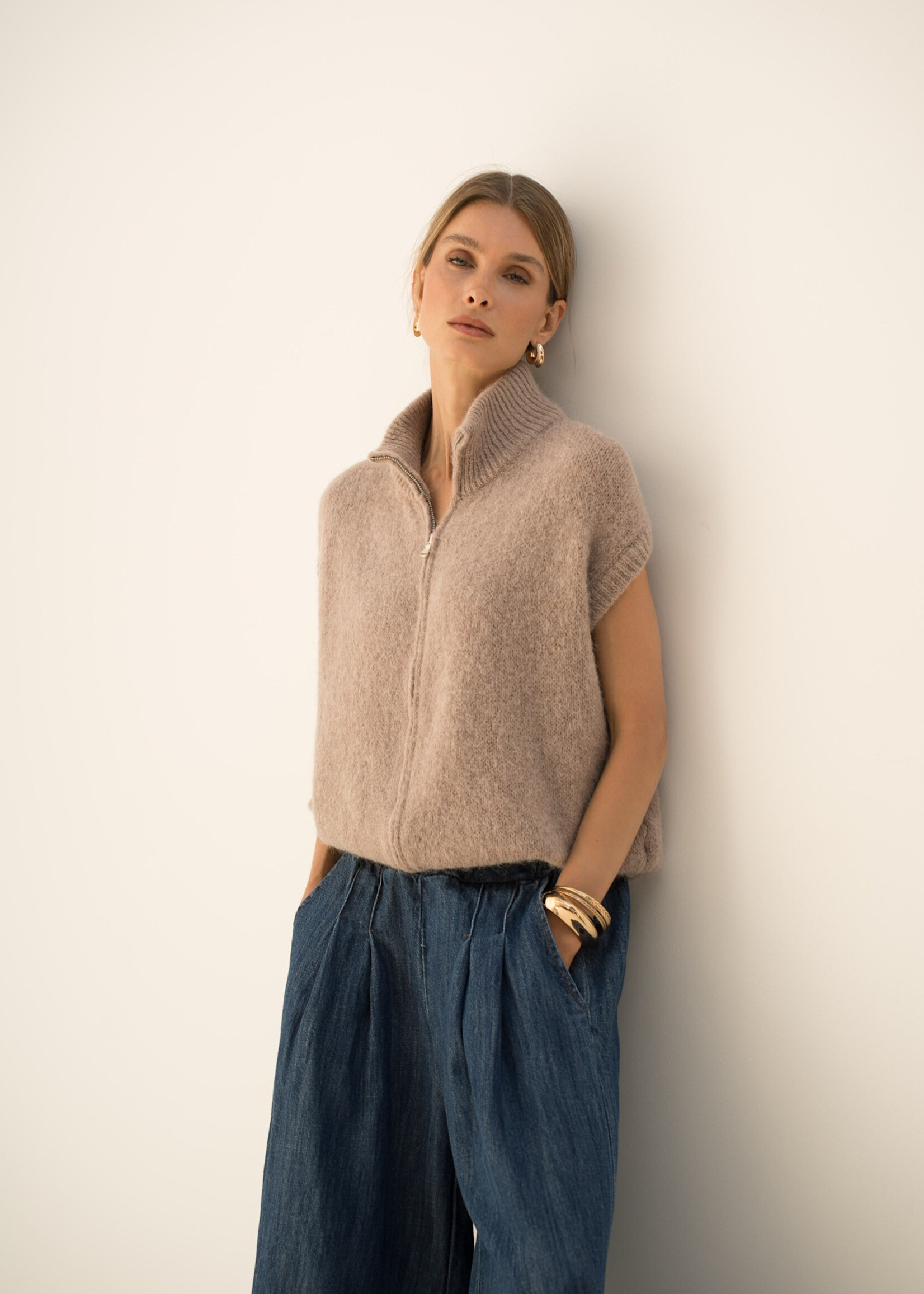 MOUWLOZE VESTJE/ZIP IN BABY ALPAGA