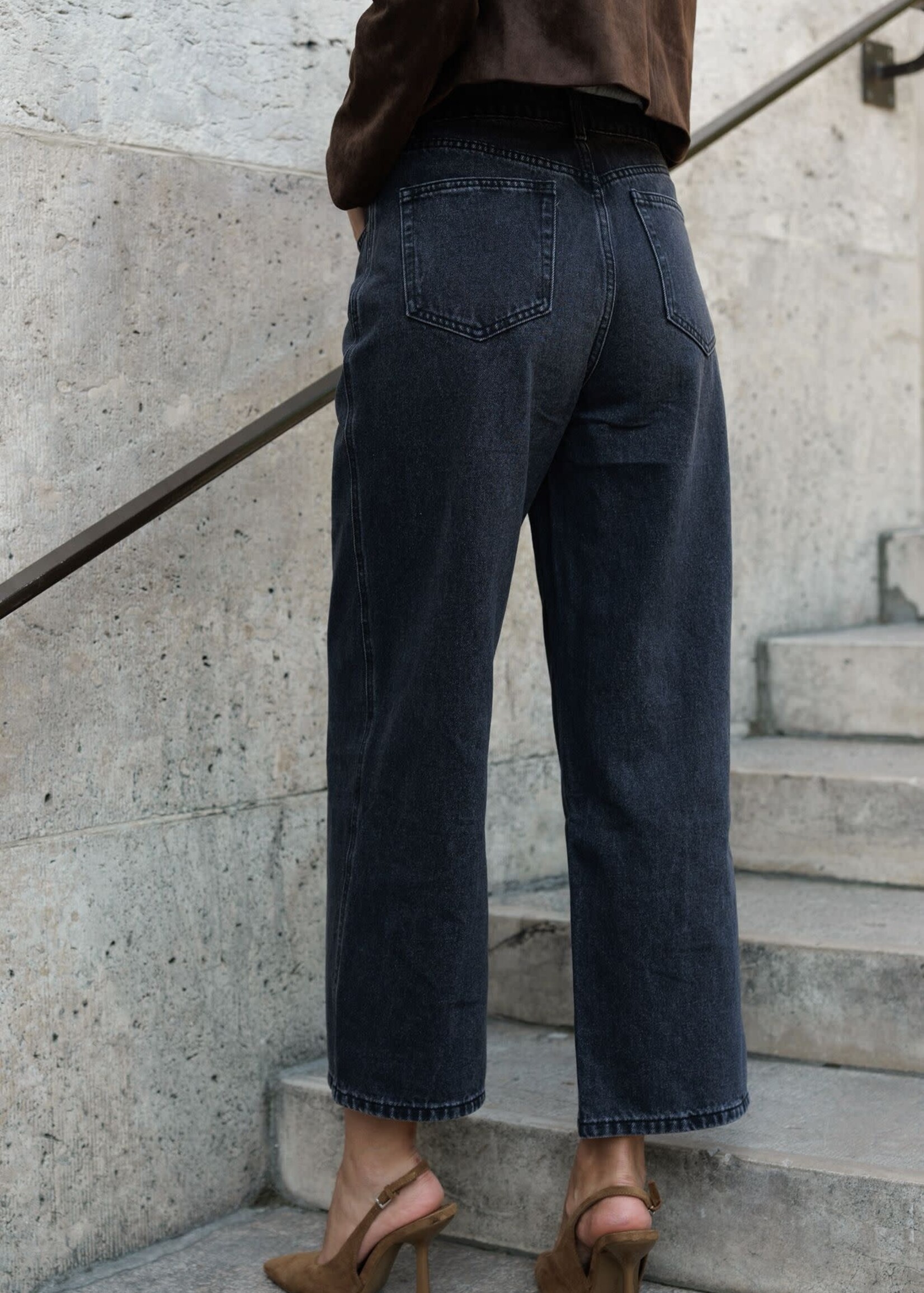 ORAIJE BRUINE LOSSE JEANS