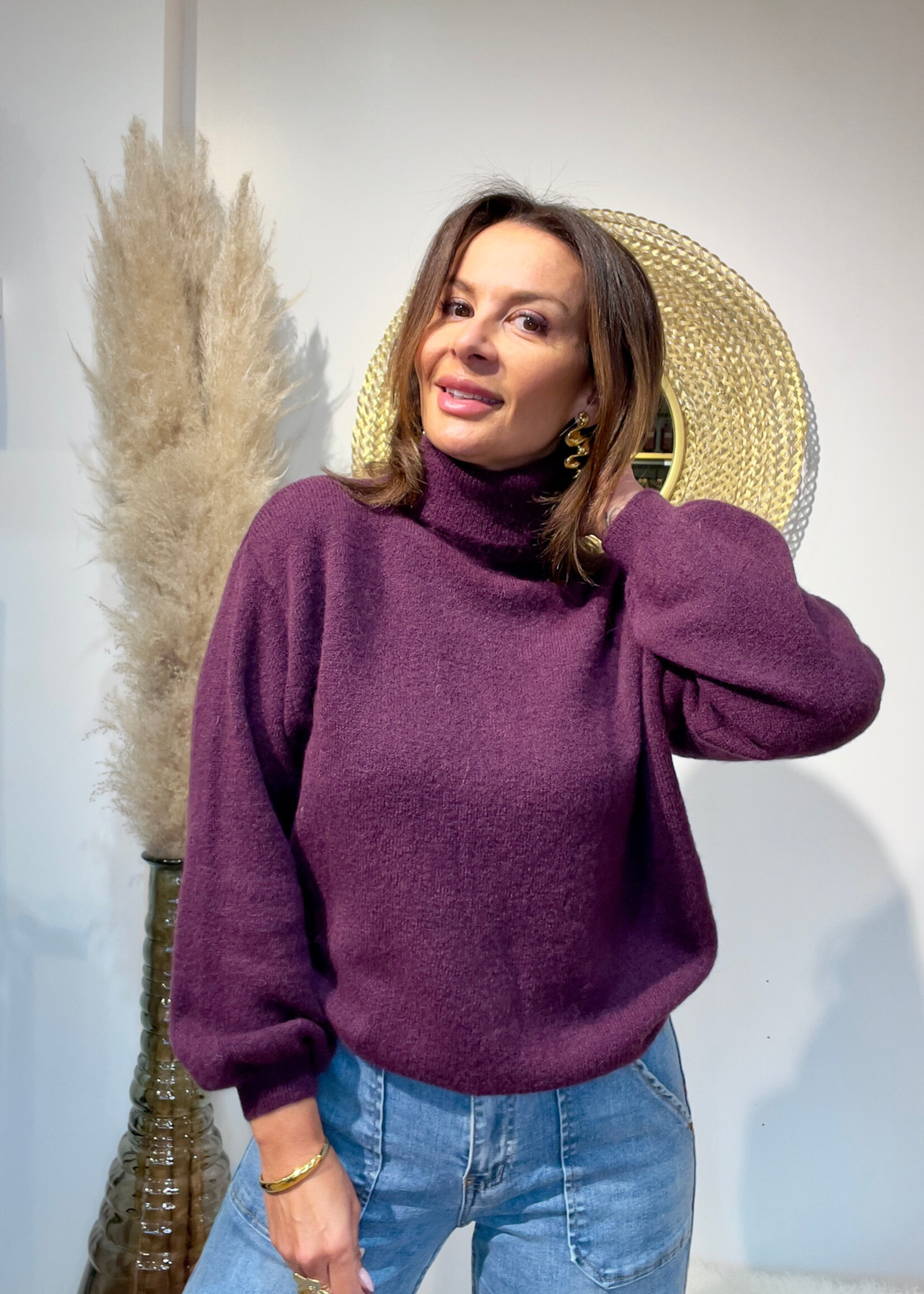 PULL COL ROULE BABY ALPAGA