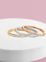 MELANO FRINDS PALE WHISPER RING SET