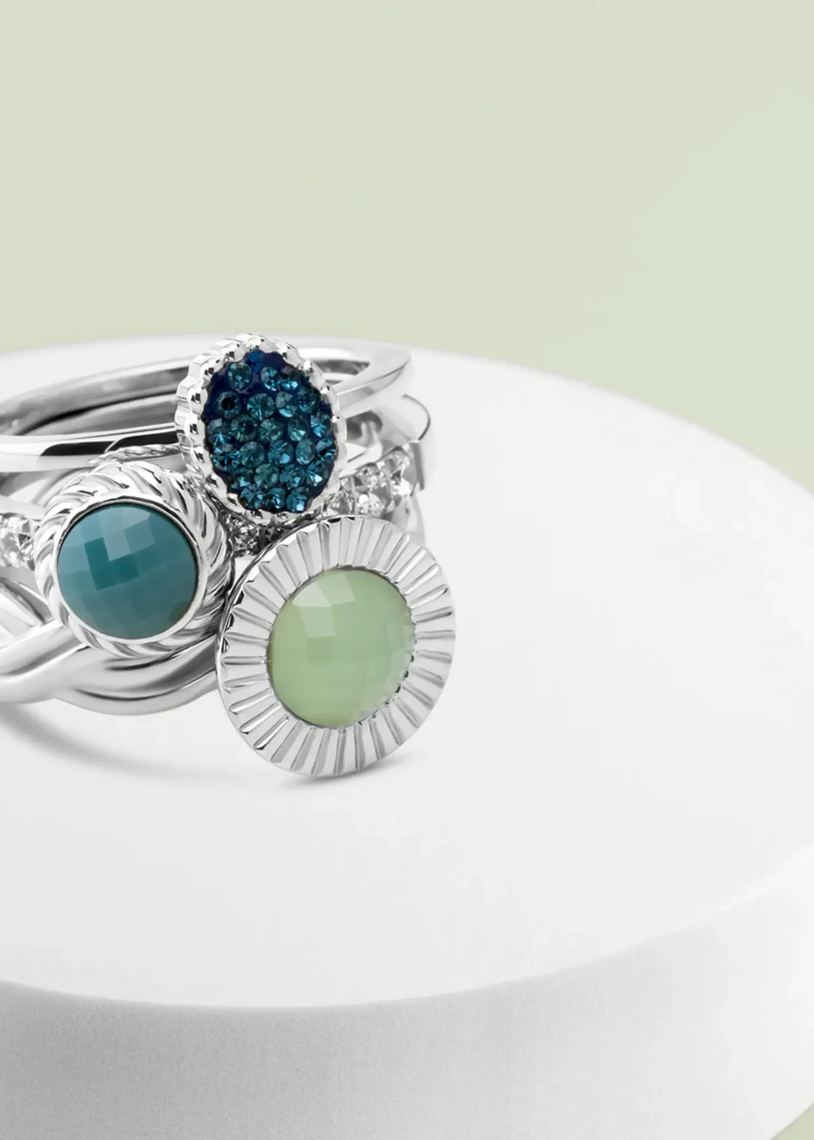 MELANO VIVID & TWISTED DEWY SPARK RING SET