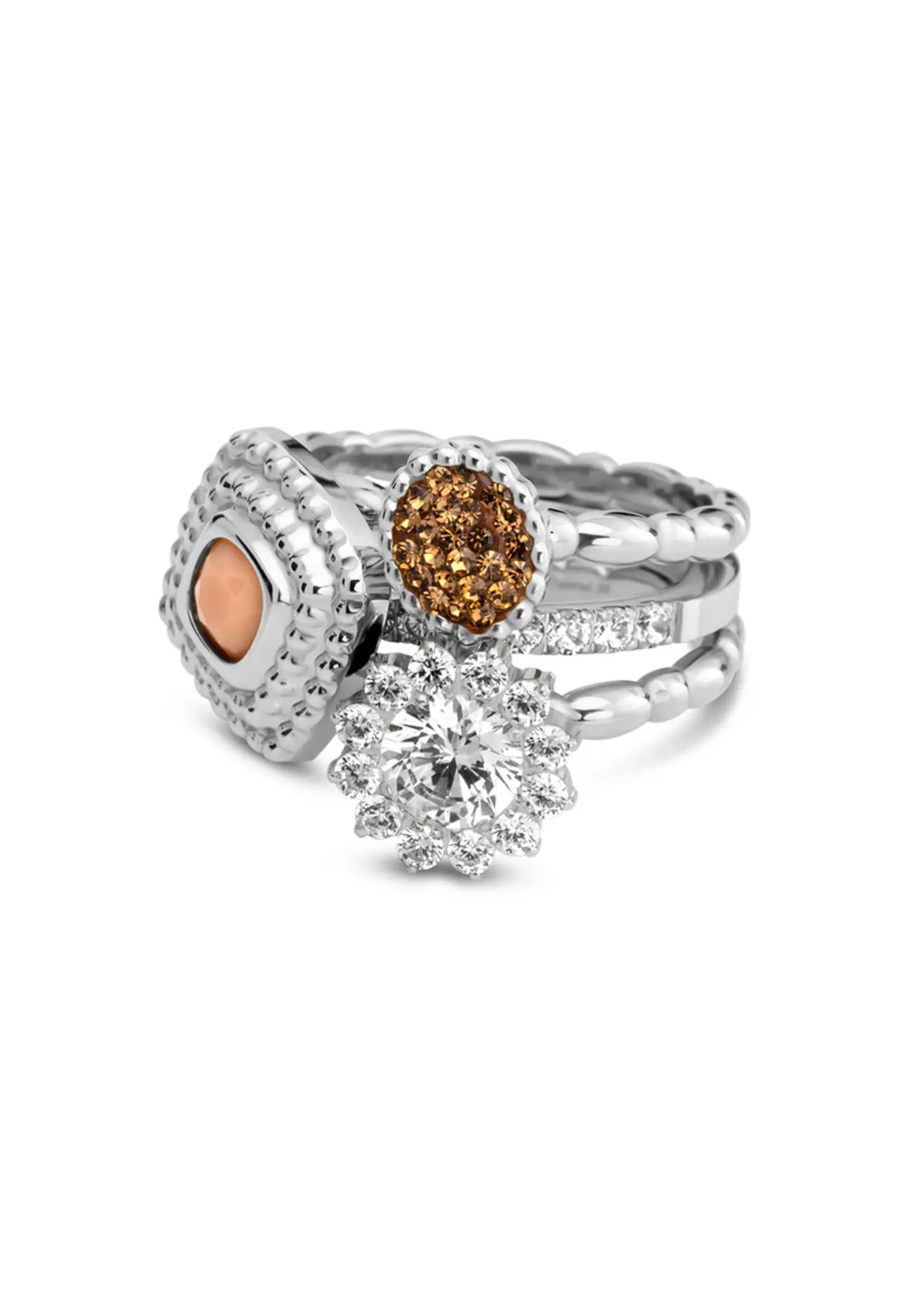 MELANO TWISTED & VIVID CHRISTMAS LIGHTS RING SET