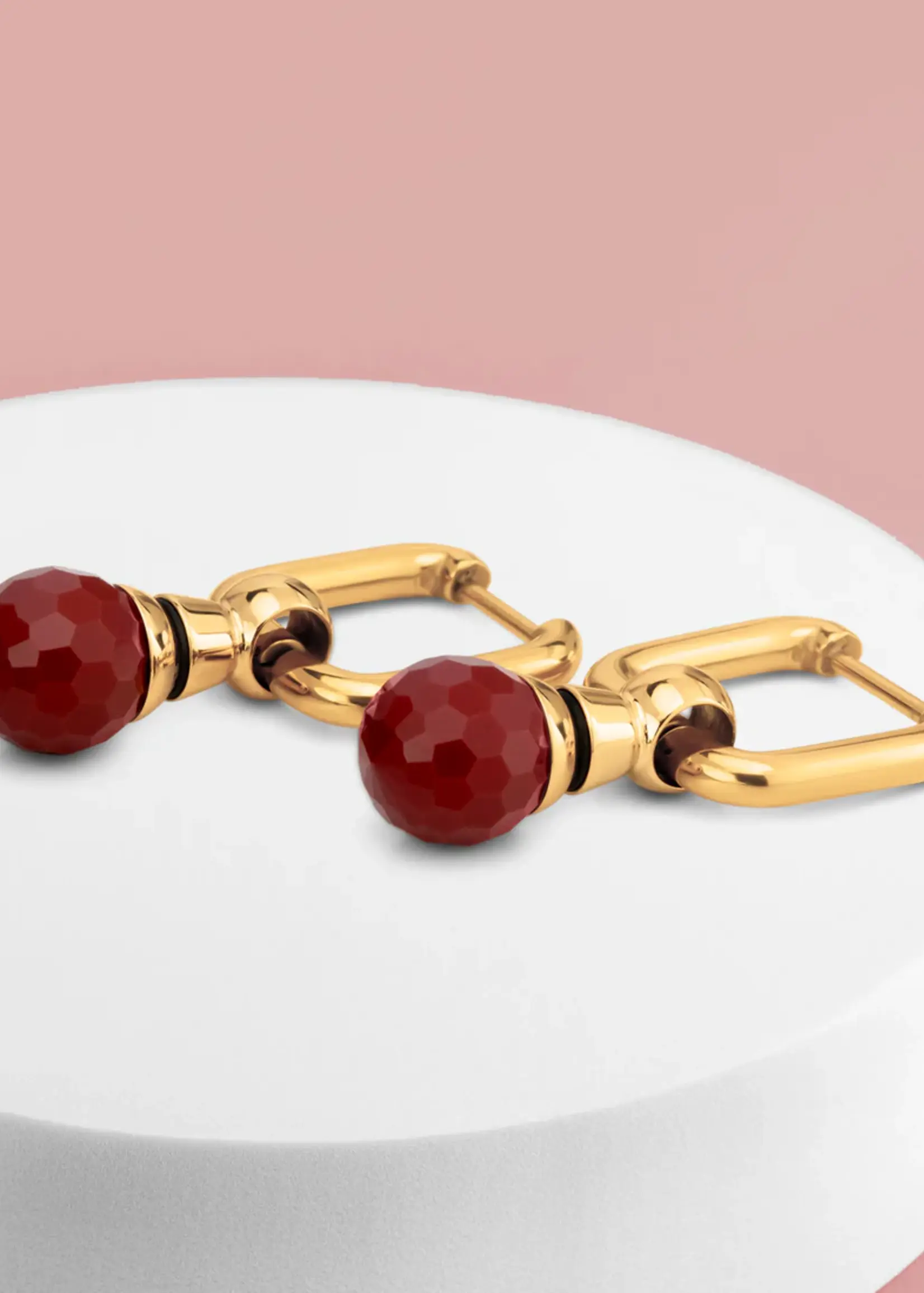 MELANO FRIENDS & TWISTED CEDAR GLOW OORBELLEN SET